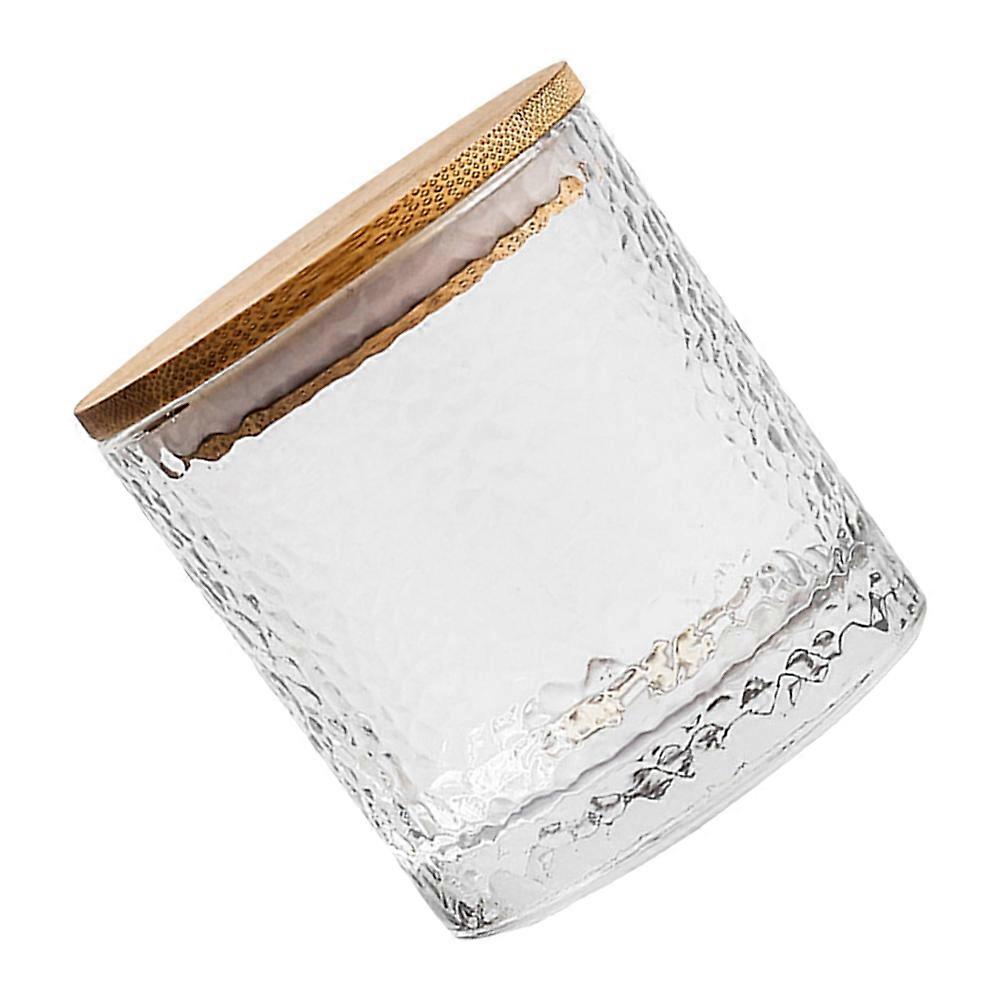 Glass Storage Jar with Airtight Bamboo Lid for Kitchen, Home Pantry, and Office Organization – Ideal for Coffee, Candy, and Moisture Sensitive Items