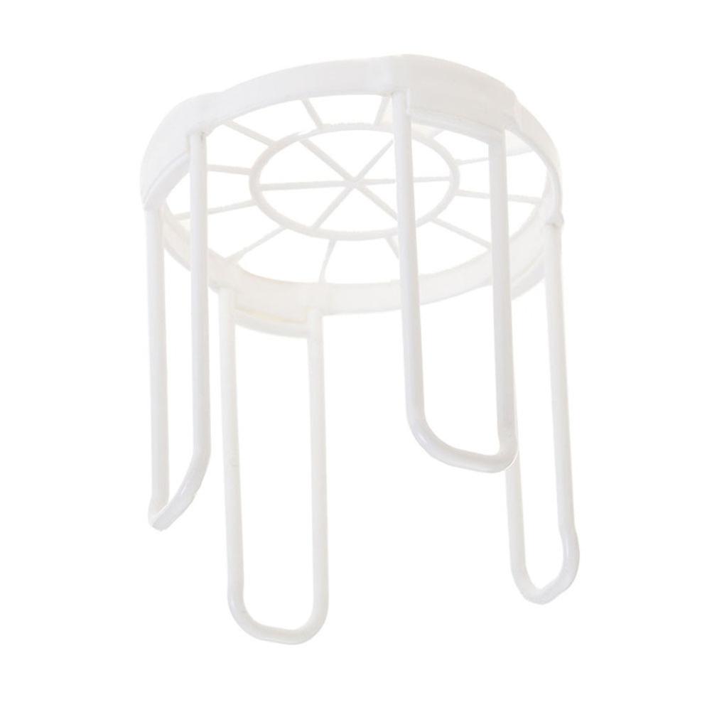 Plastic Bowl Organizer Rack with Drainage for Kitchen Accessories – Easy Attach, Washable, Space Saving Storage Solution