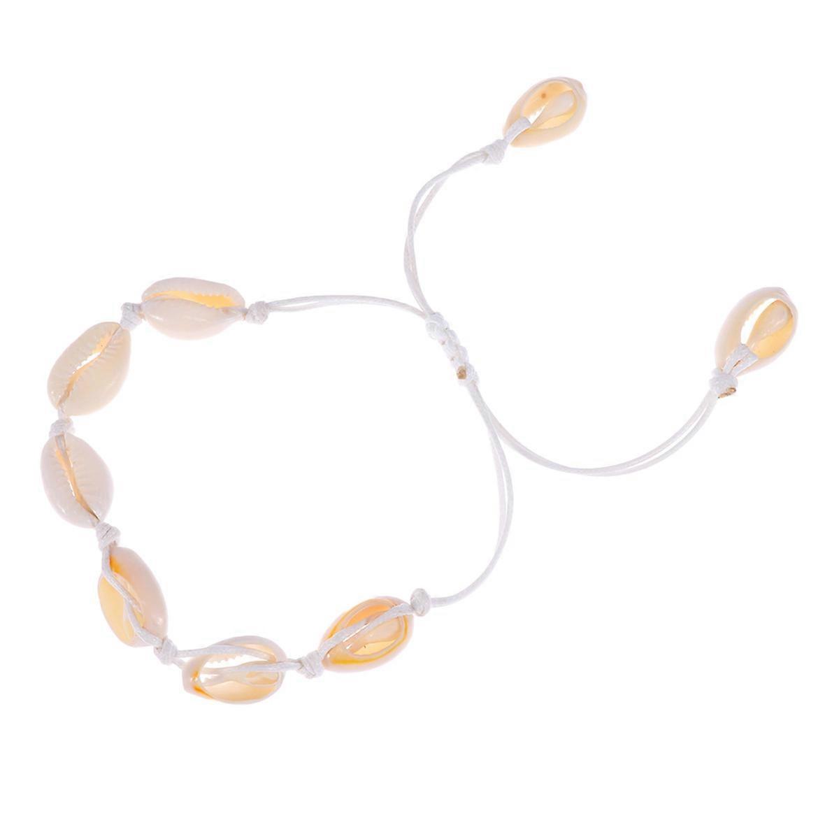 White Shell Handmade Bracelet for Wearing Looks Unique and Elegant Matching Most Clothes