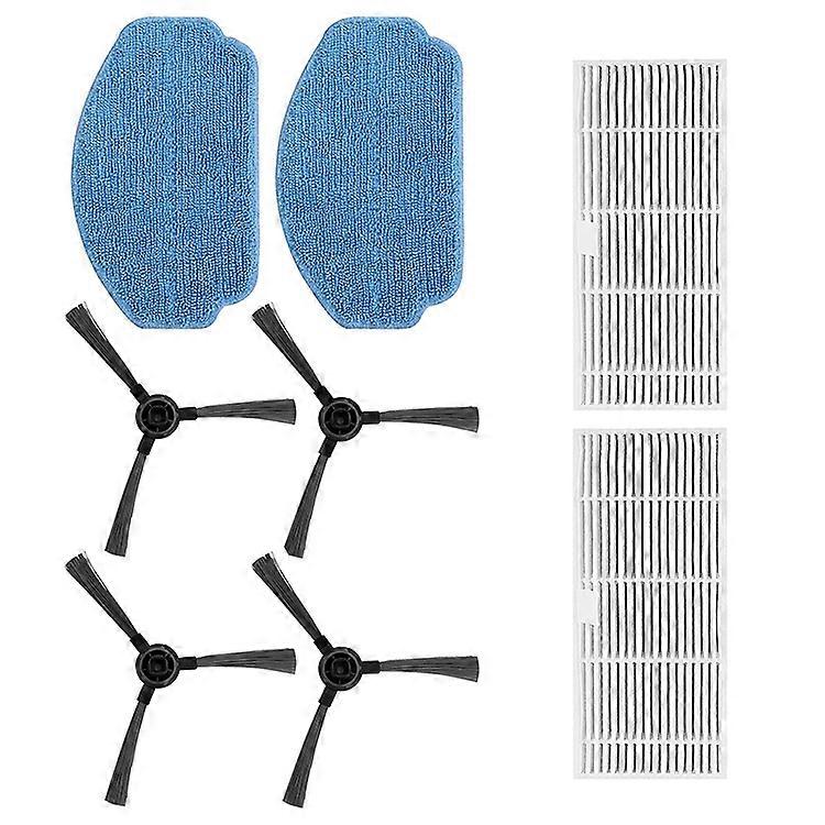 Side Brush Filter Mop Set Replacement for BR150/BR151 Robot Vacuum Cleaner Accessories (8pcs)