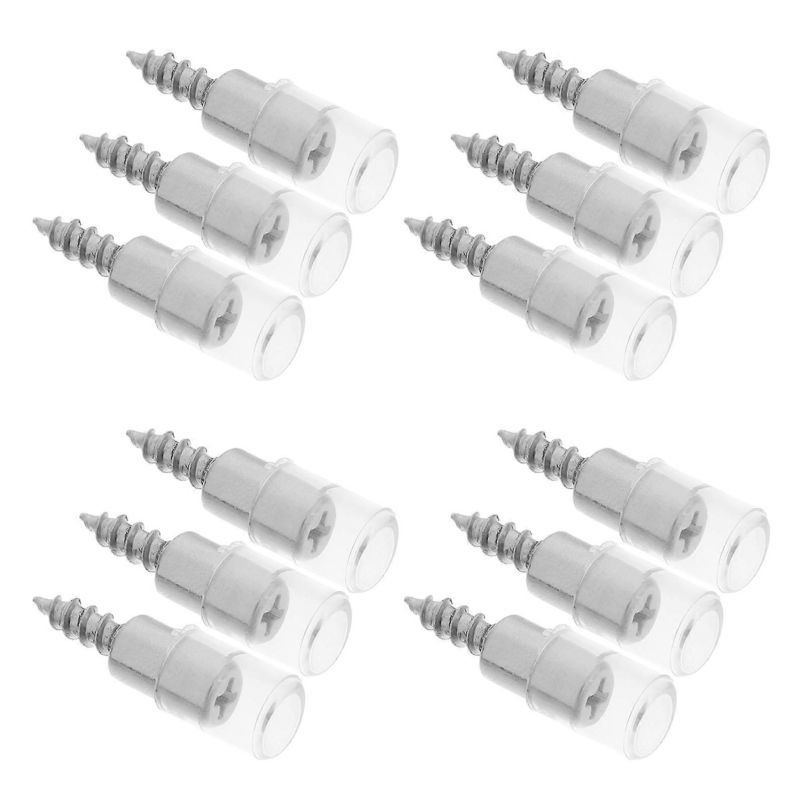 Layer Board Shelf Support Pegs Self Tapping for Cabinet with 50Pcs Metal Holders