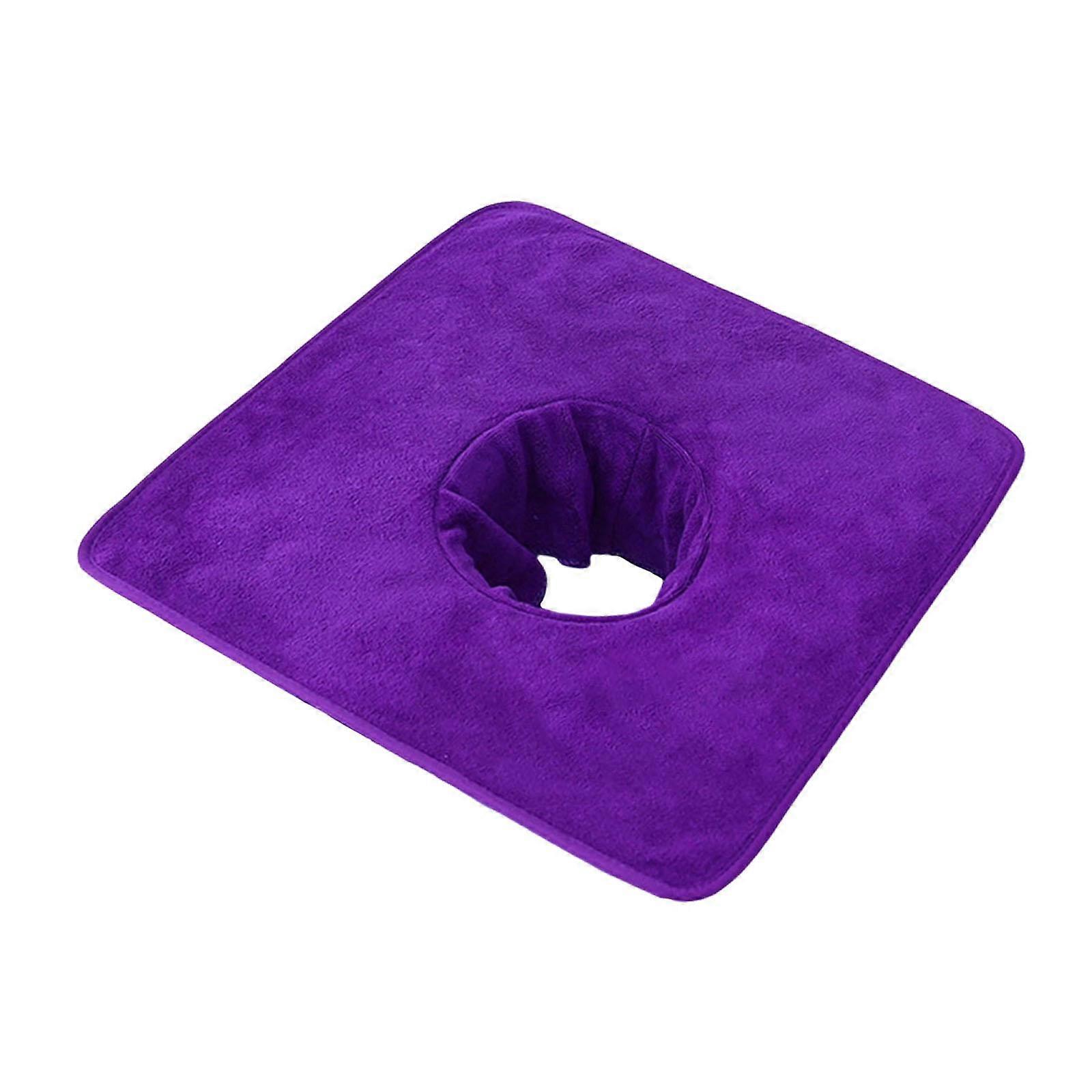 מגבת שולחן עיסוי עם חור פנים כרית פנים מקצועית לסלונים