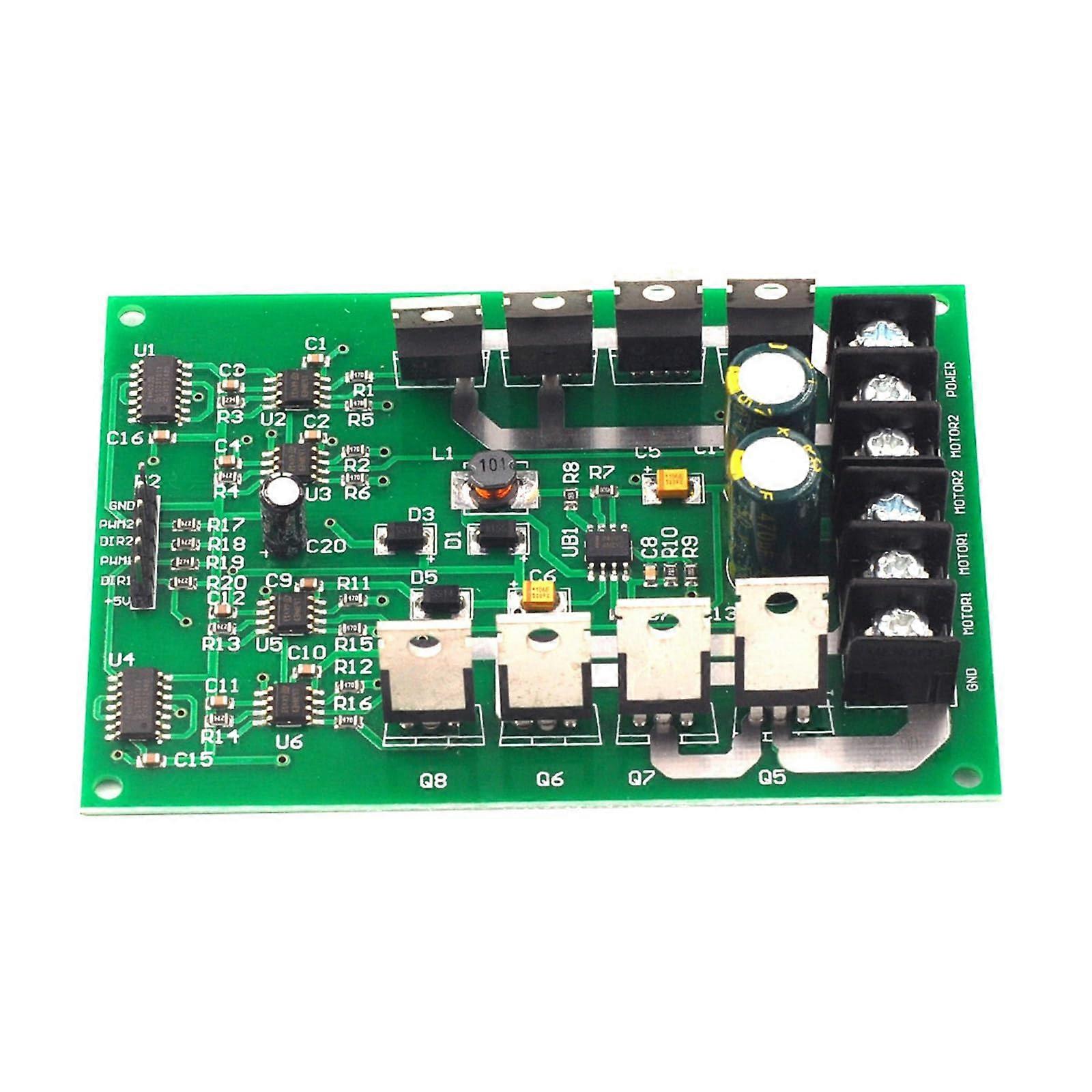 Dual Channel 15A Motor Driver Module 3V36V for Efficient Power Supply and Extended Battery Life Dual Motor Driver Module