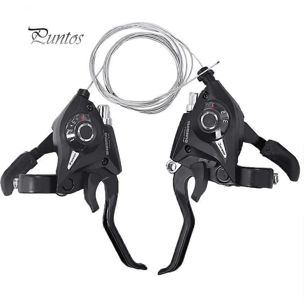 1 Pair Aluminium Alloy 7/21 Speed MTB Bicycle Left Right Shifter Brake Lever