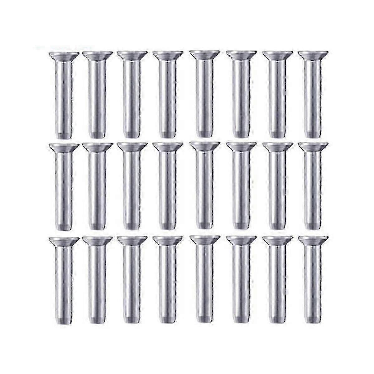 hg24Pack 316 Stainless Steel Hand Crimping Profiles Designed for 1/8In Cable Railings Deck Railings Handrails and Posts