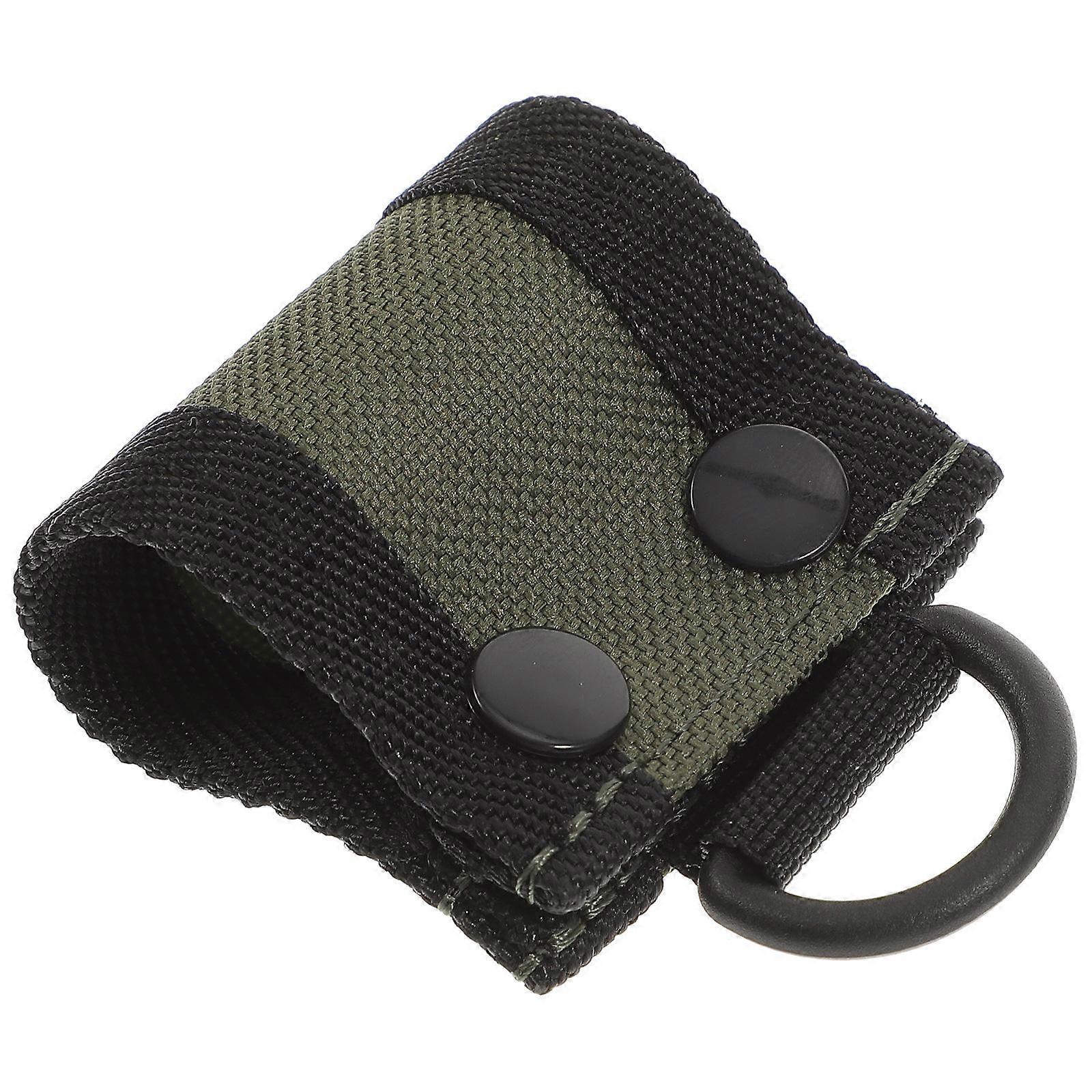 Green Oxford Cloth Flashlight Cover for Storage Fits Most Sizes Protects from Moisture 3.5 x 6.8 inches