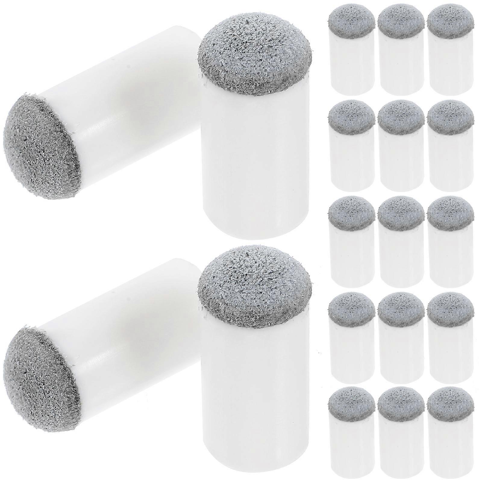 50pcs Pool Cue Replacement Tips Durable Cowhide Billiard Cue Tips for Daily Use and Snooker Games