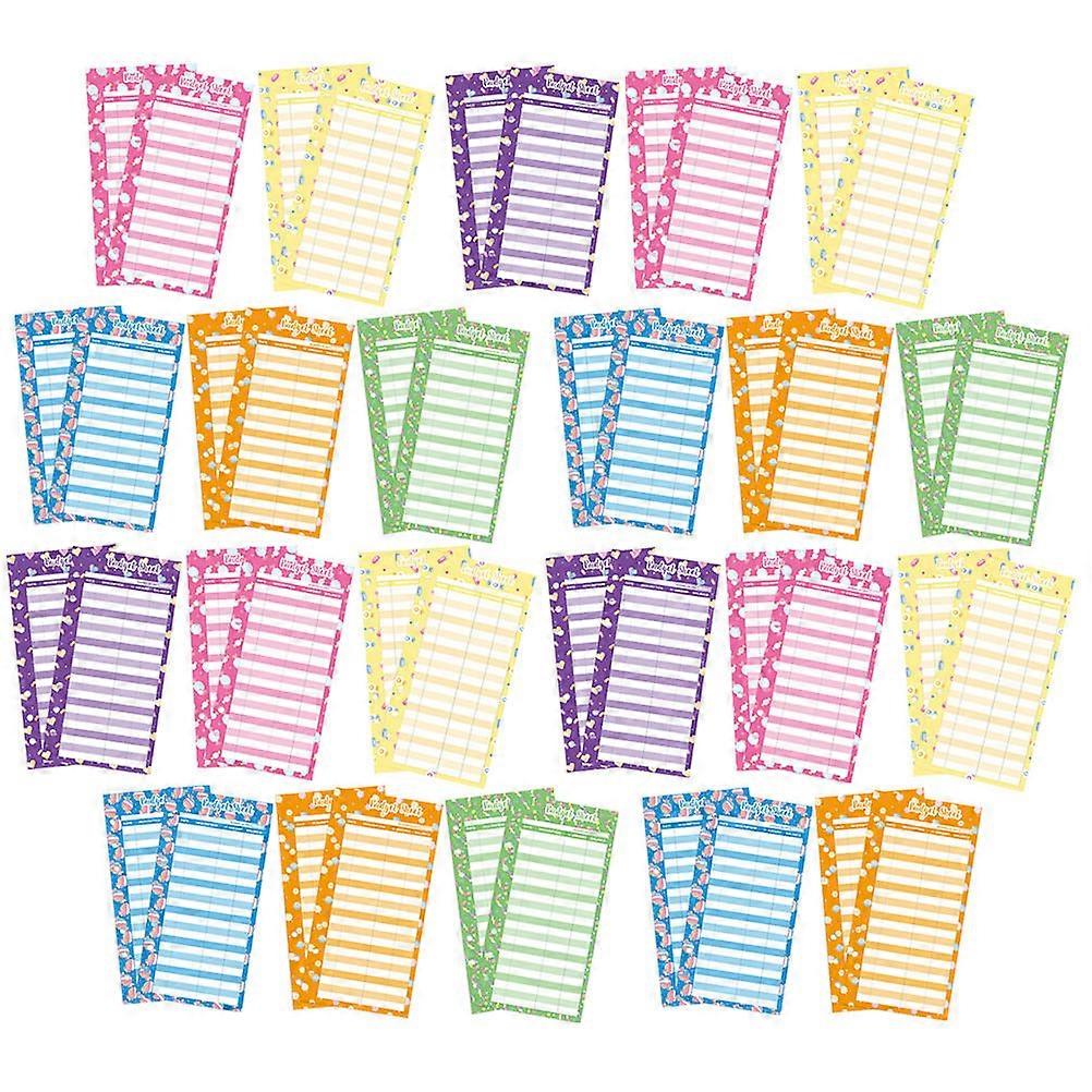 Expense Tracker Cash Planner Sheets Home Use Travel Picnic Practical Budget Cards Paper 50Sheets