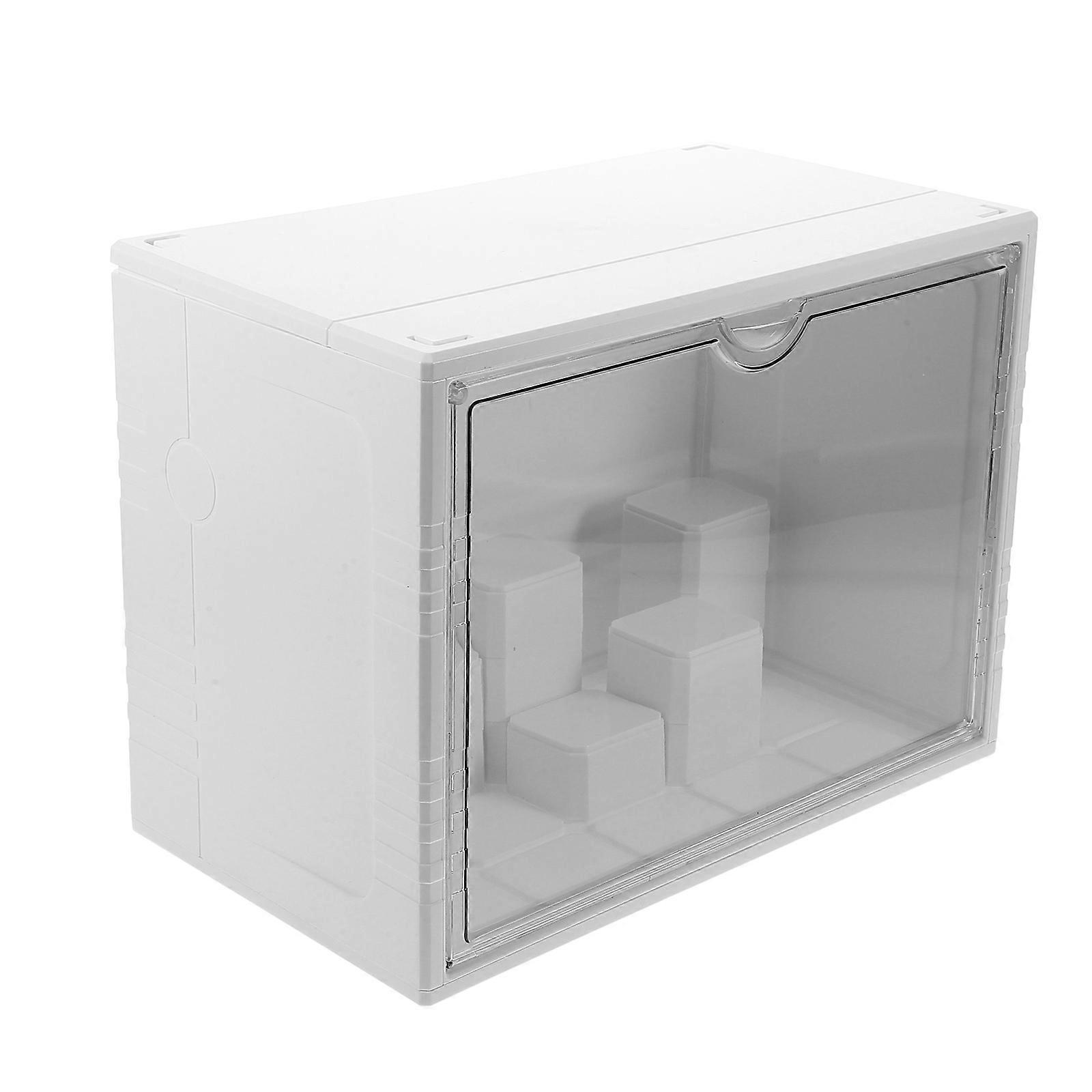 Figure Storage Box Clear Acrylic Cabinet For Blind Boxes Collection Showcase 33.50X25.00X19.00CM Modern 1Set