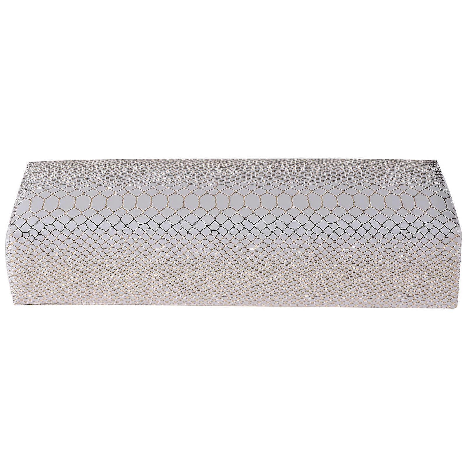 Manicure Hand Rest White Sponge Providing Wrist Support for Hand Use