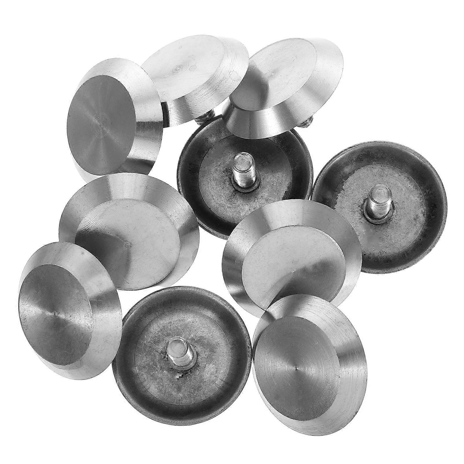 Tactile Blind Road Studs Stainless Steel Paving Nails Slip Markers for Visually Impaired Navigation in Airports Subways and Sidewalks