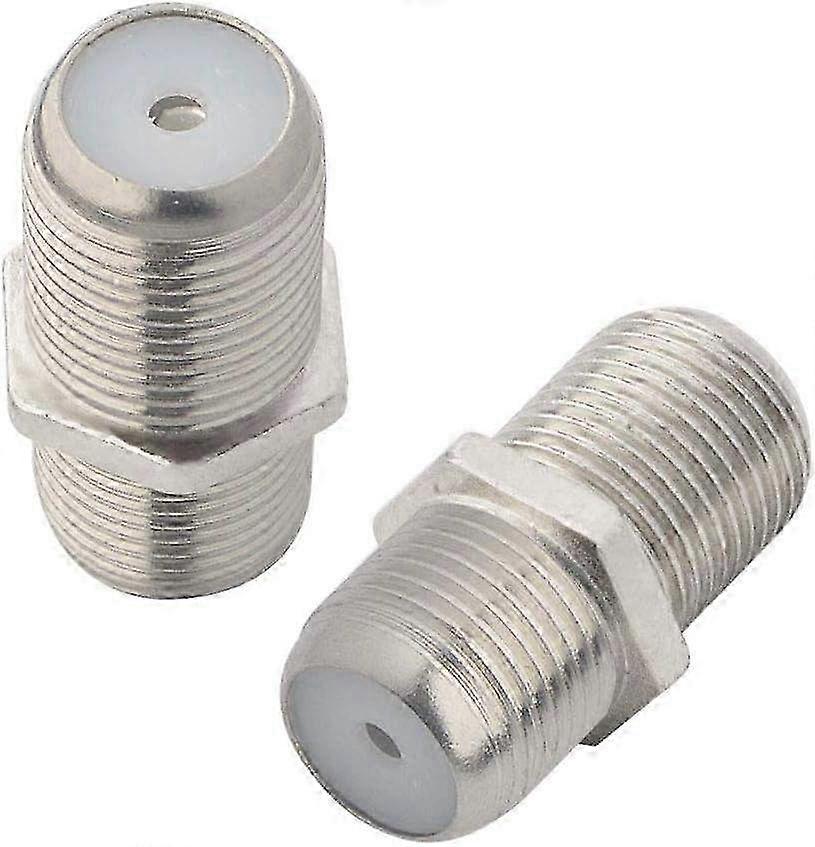 Pack of Four Coax Extension Adapter Connectors - Seamless Connectors for TV Devices & Home Entertainment Setup
