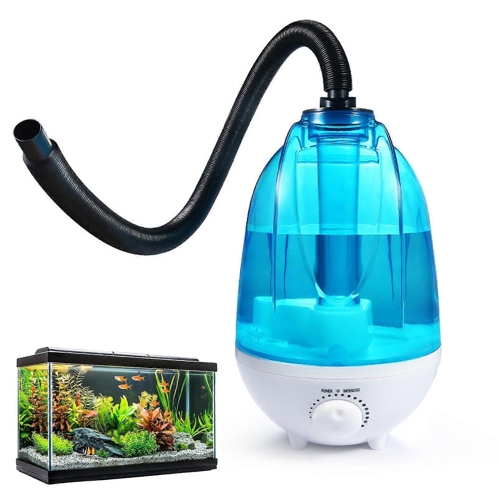 Reptile Humidifier Terrarium, 4L 300ml/h with 7Color Night Light, Adjustable Hose