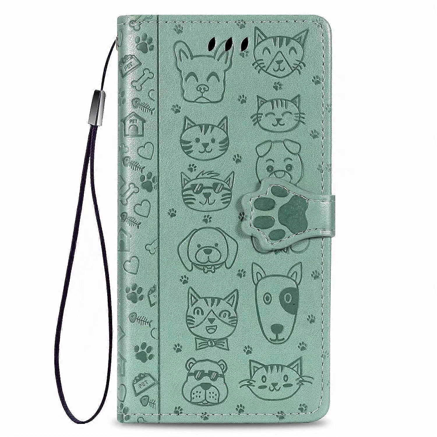 Leather Mobile Phone Case for Doogee X98 Green