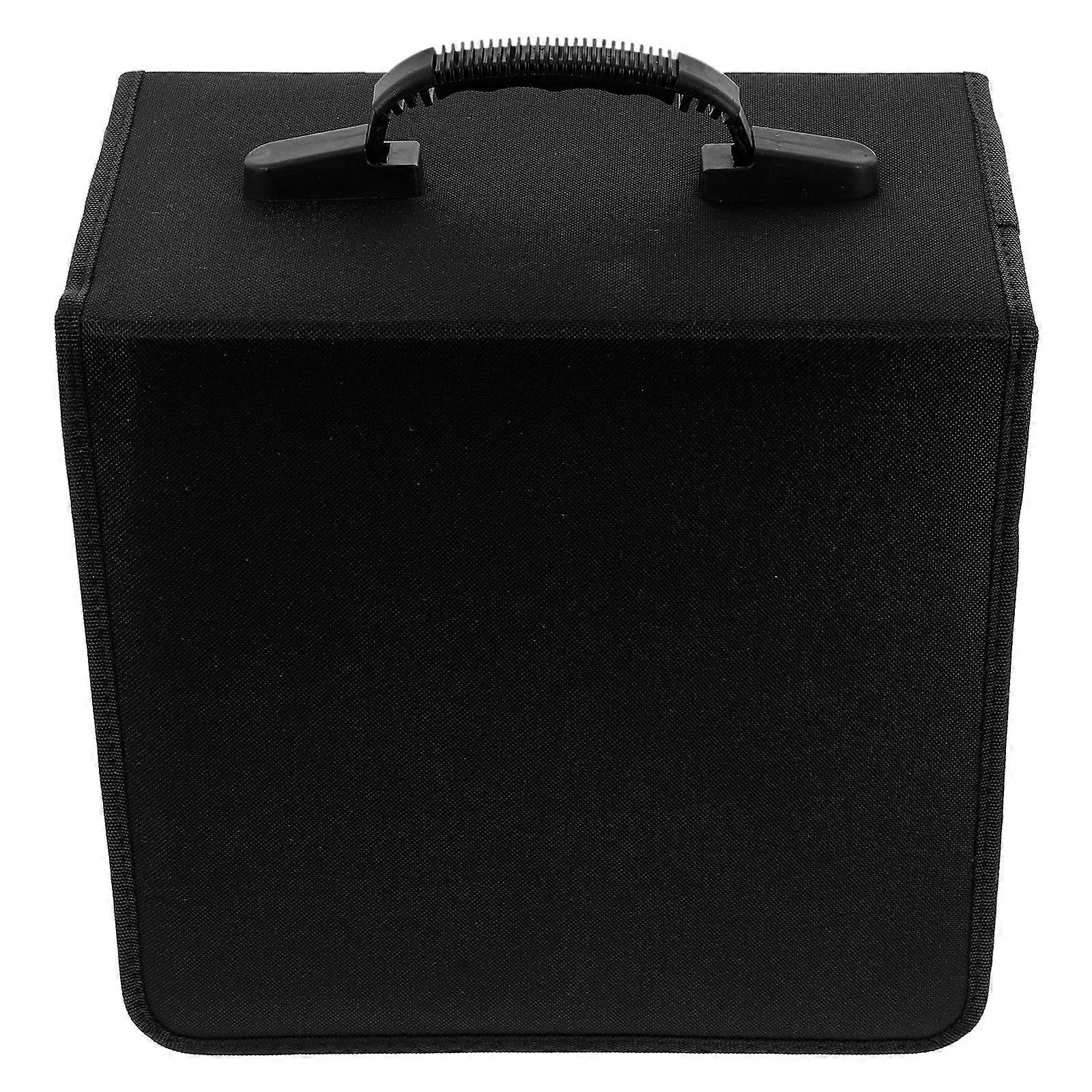 Portable Cd Case Holder For Travelers Disc Protection Storage With Handle 1Set