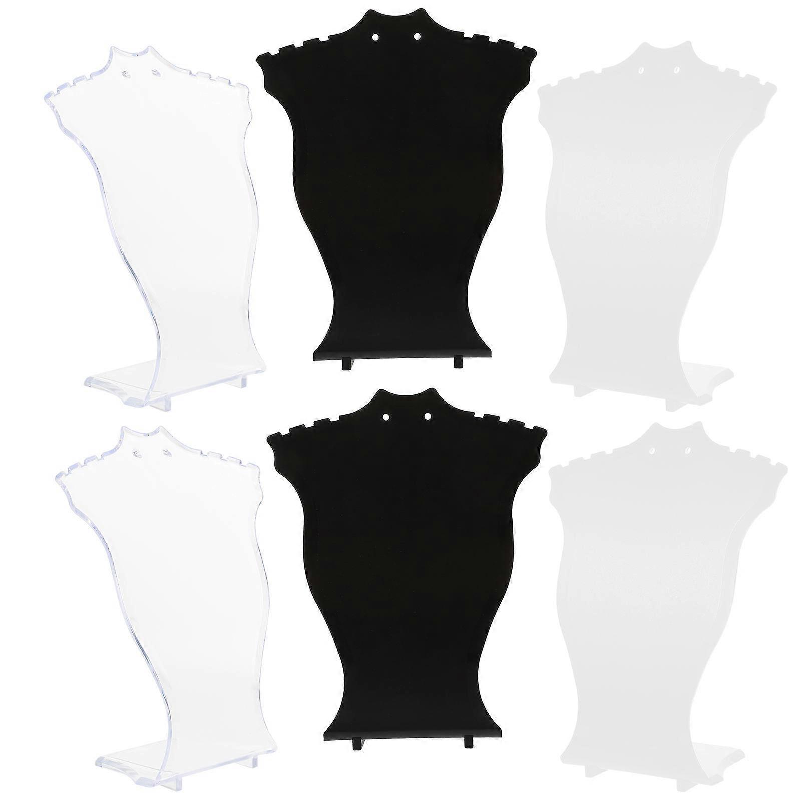 ネックレスディスプレイ用のジュエリーバスト、耐久性と装飾性、家庭や店舗に適しています