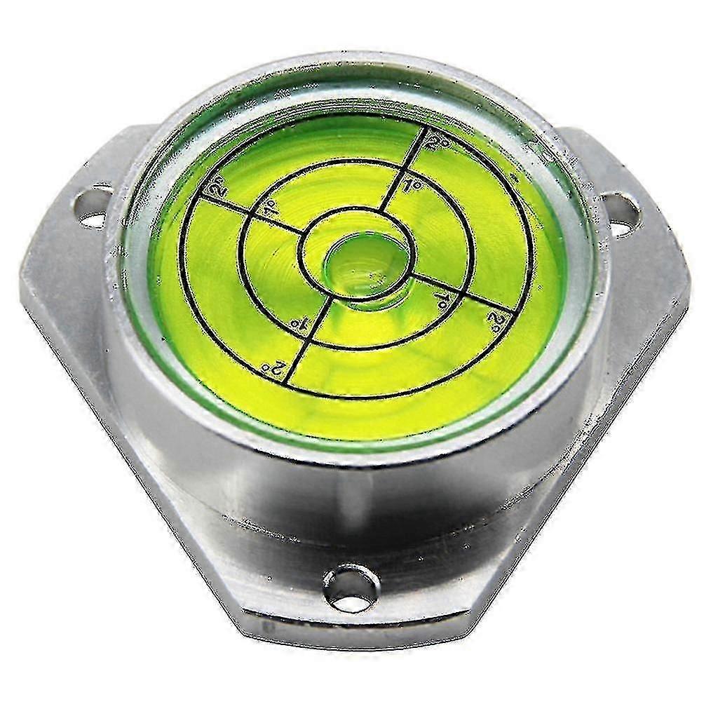 Level Surface Mount Circular Level High Precision Aluminum Housing Bullseye
