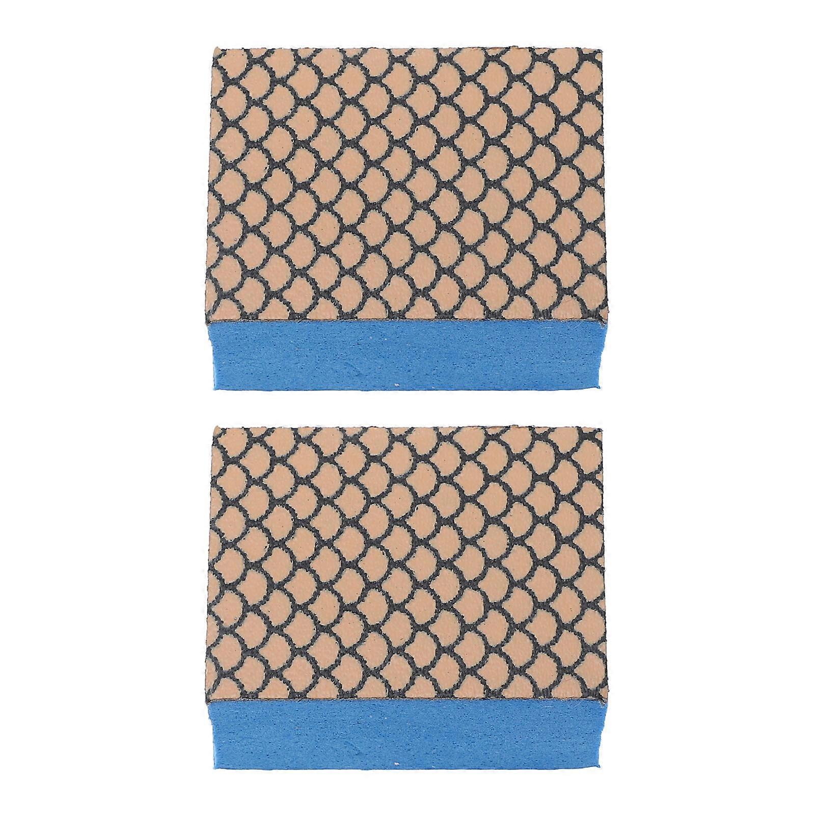 Durable Kitchen Cleaning Sponge 2Pcs Rectangular Design Cleaning Brushes Ideal For Household Users Effective For Kitchen And Bathroom