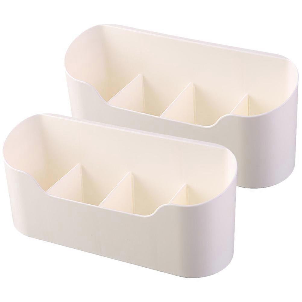 Hanging Baskets for Organizing 2Pcs Space Saving Beige Multi-Functional Storage for Home Use