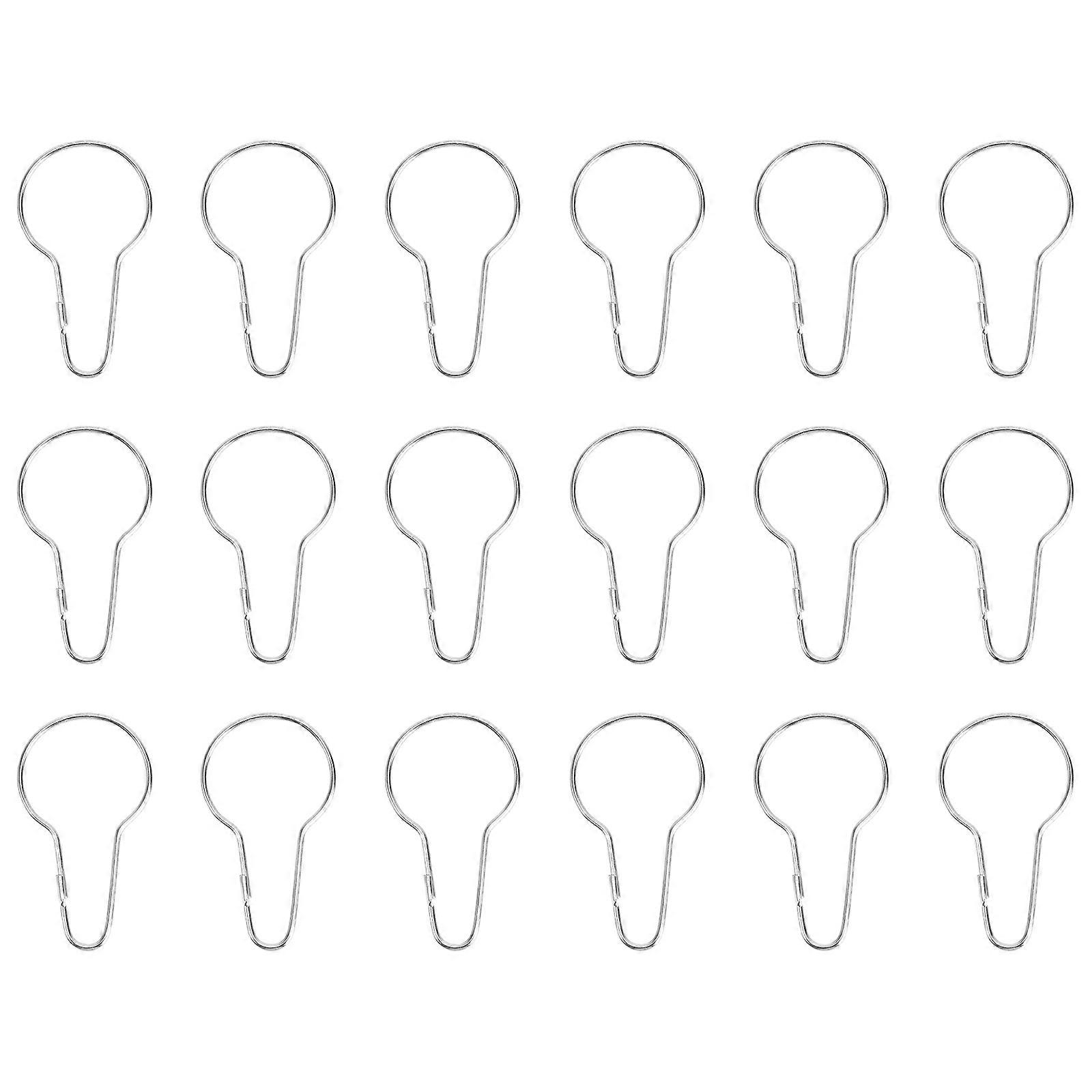 Pet Cage Hanging Hook Bird Cage Accessories for Fixing 20Pcs Silver