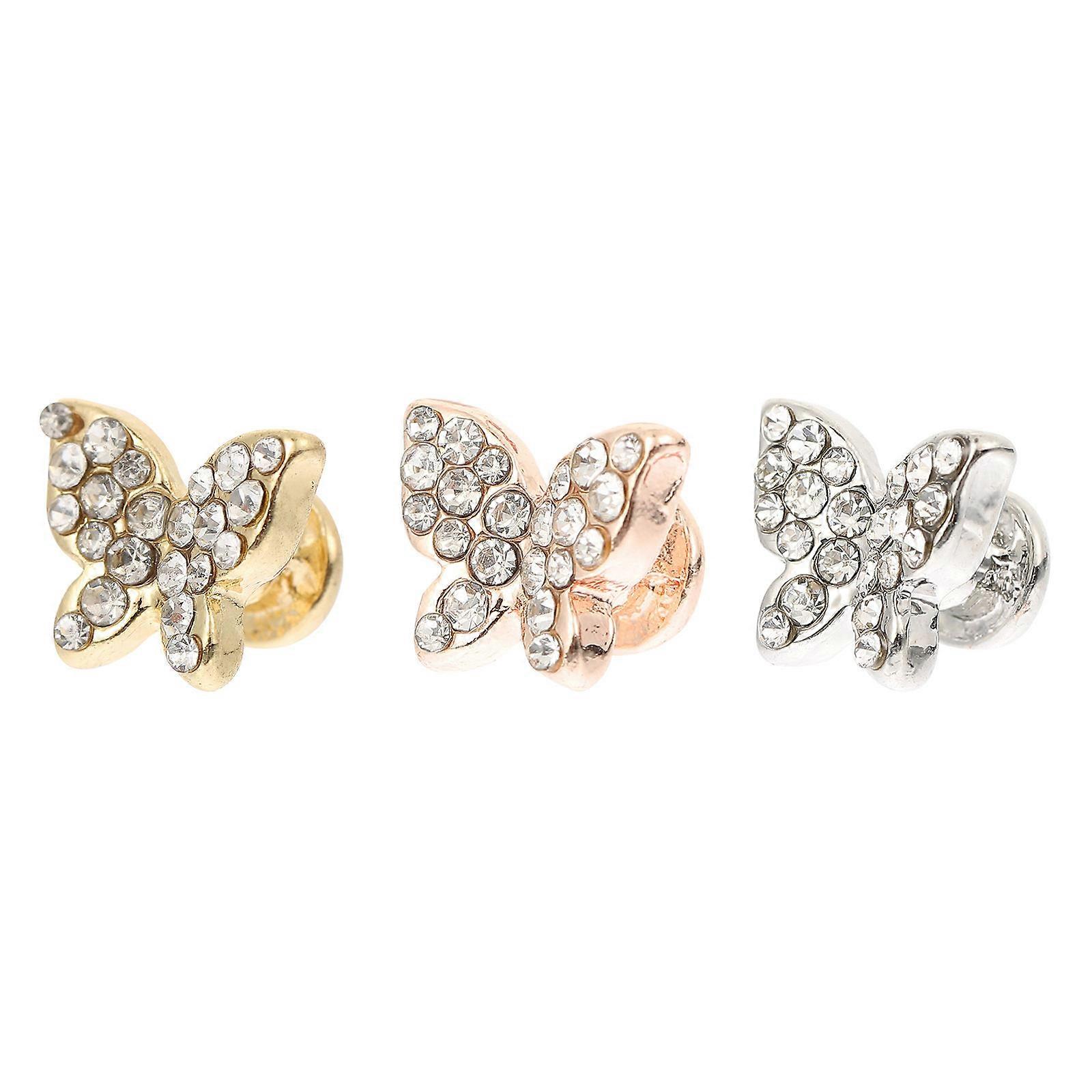 3pcs Stylish Decorative Watch Charms for Smartwatch Bands Eye Catching Nail Accessories with Excellent Texture and Fine Details