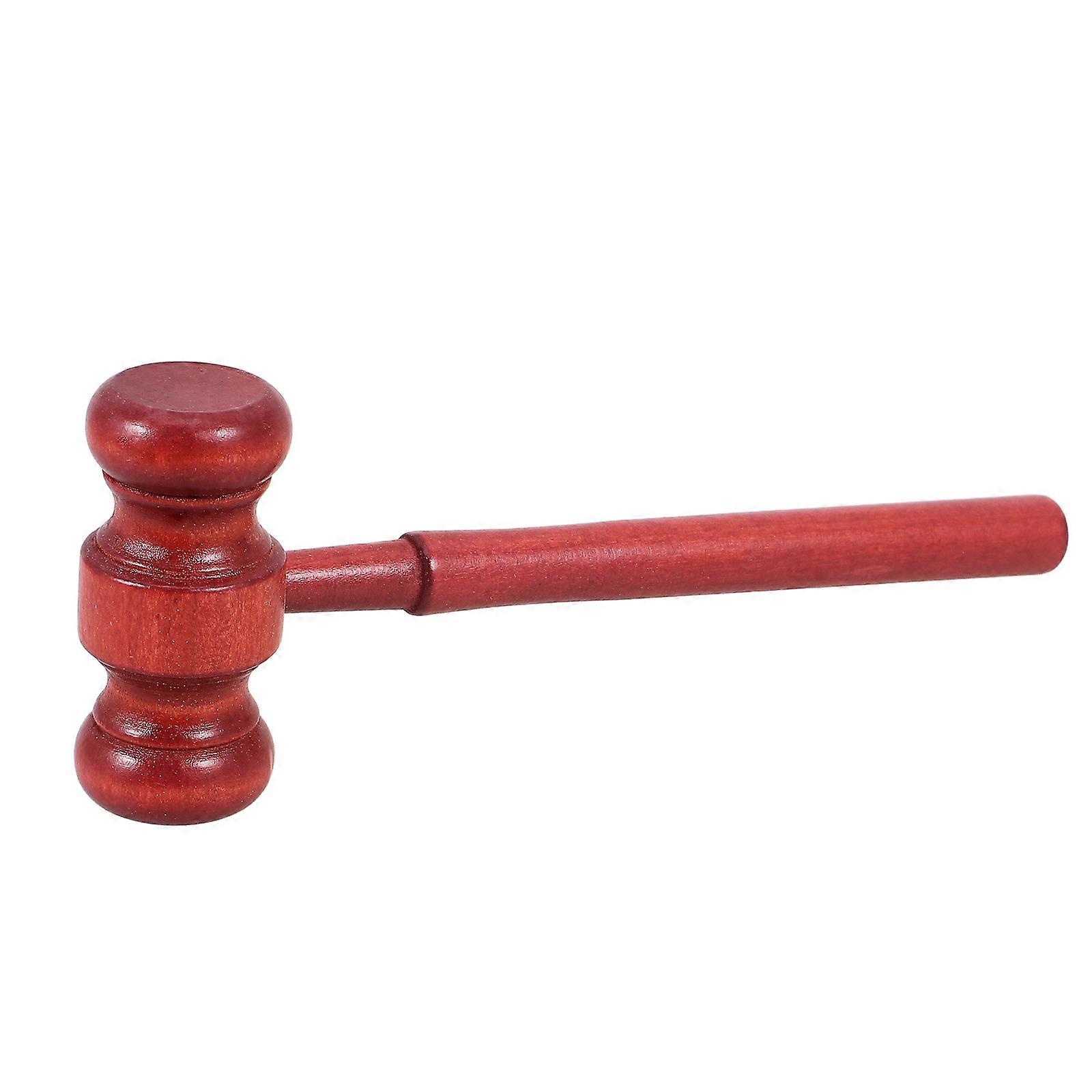Judge Gavel Auction Hammer Prop for Costume Parties – Realistic Design, Comfortable Grip for Role Play and Halloween Events