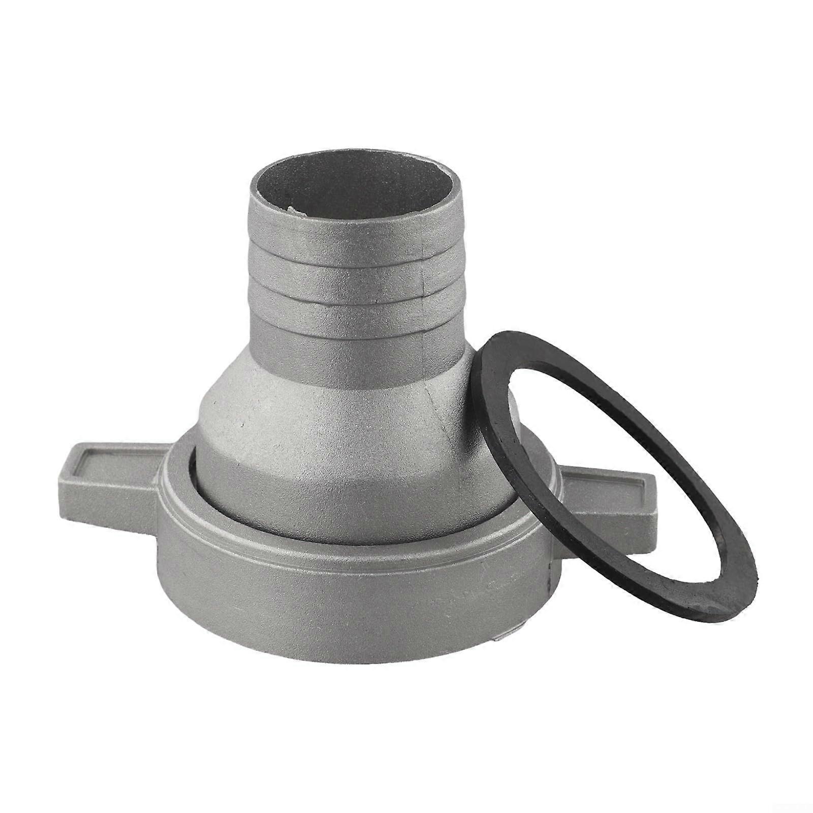 Aluminum connecting pipe for water pumps with rubber gasket, suitable for maintenance and  applications (7.6 cm to 5.1 cm) 3Inch TO 2Inch.