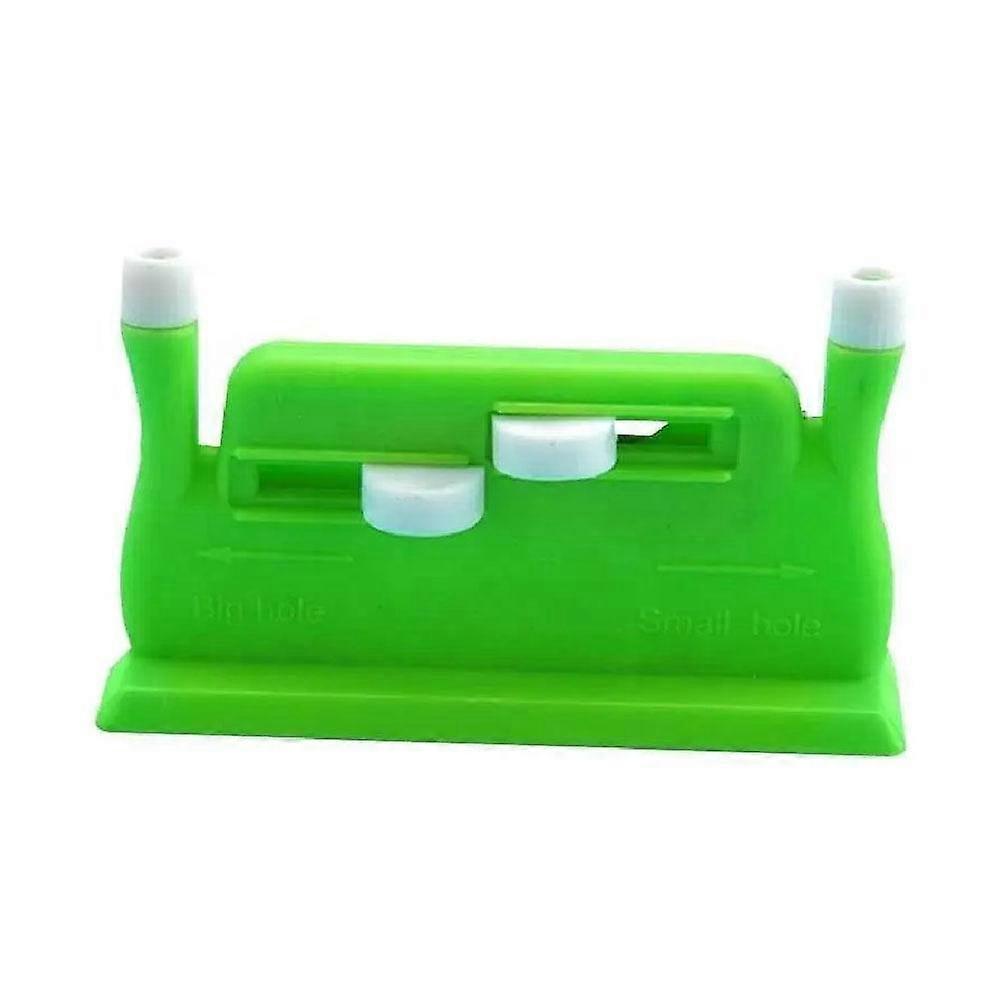 Dual Head Needle Threader Quick Easy Sewing Aid for Various Needle Sizes Durable Plastic Orange Green