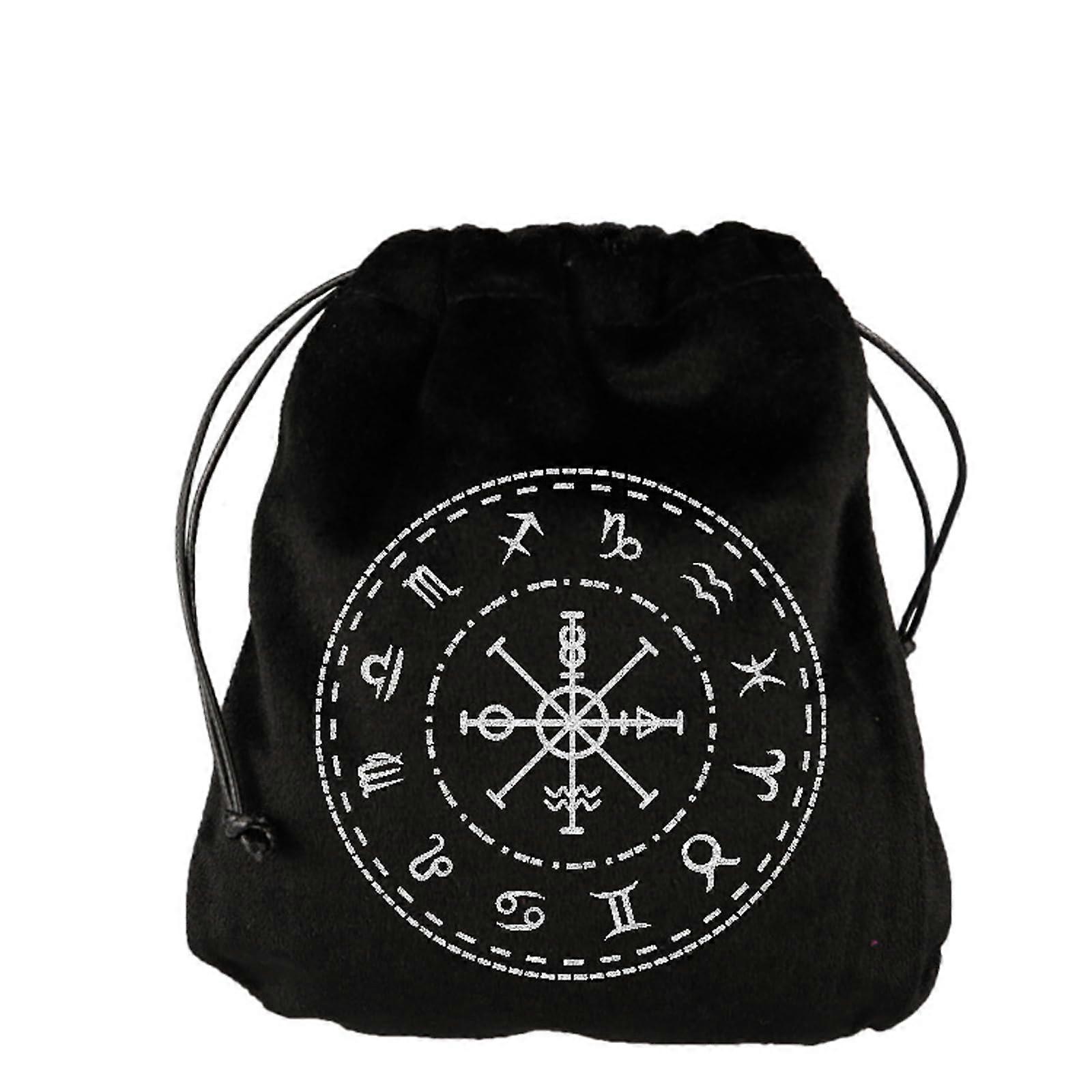 Tarots Oracles Karten-Aufbewahrungstasche Card Storage Bag For Tarot & Oracle Cards, Soft Drawstring Pouch, Organizer