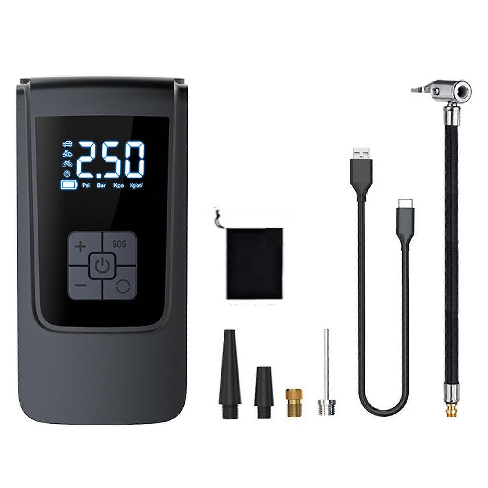 Tire Inflator Car Air Compressor Air Pumps With Flashlight And Power Function Tire Inflator For Car Bike Motorcycle Digital