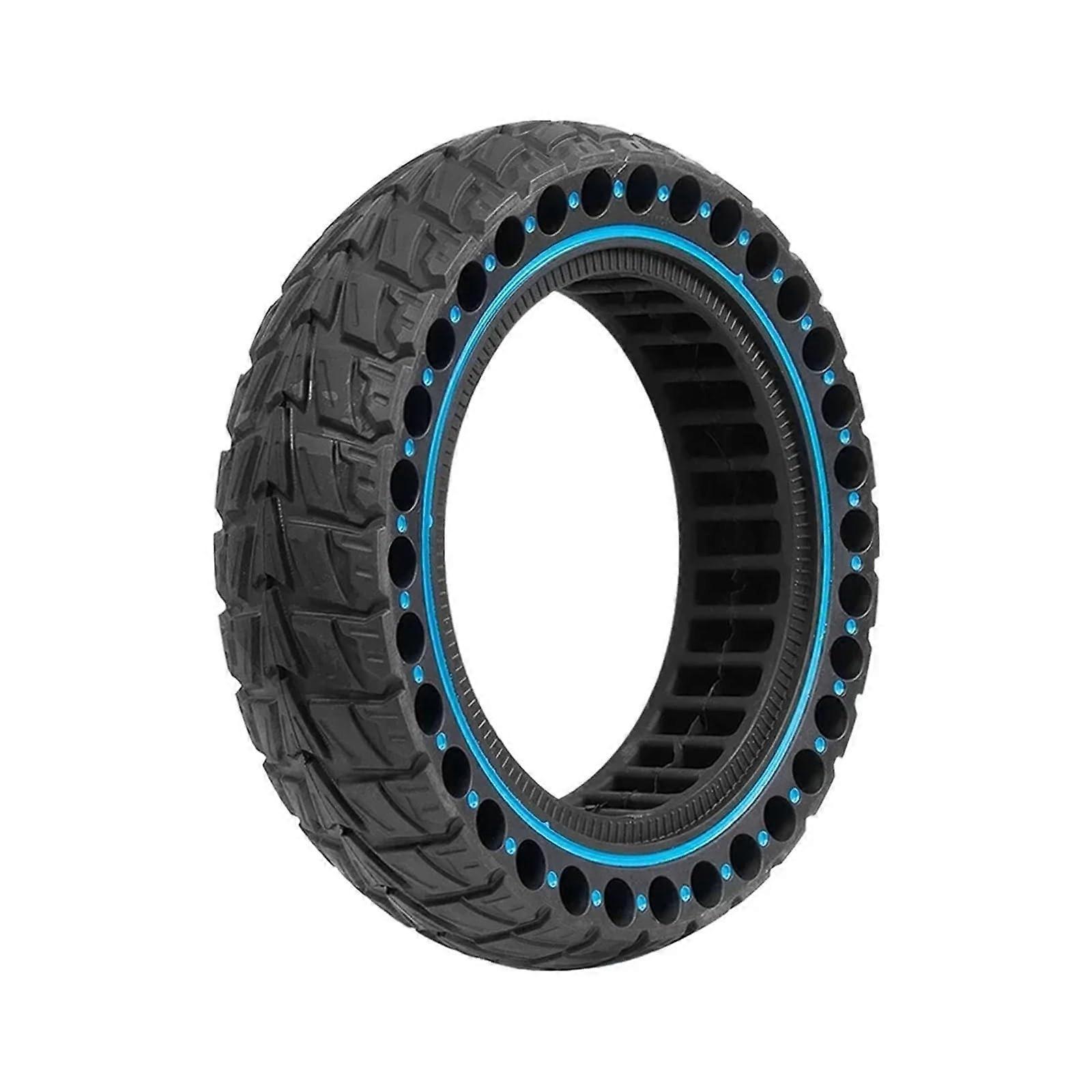 10 x 2.5 Solid Tyre, Punctureproof 60/706.5, Compatible with Ninebot MAX G30/D/E/LP, Gotrax G6/Zero 10x (Blue)