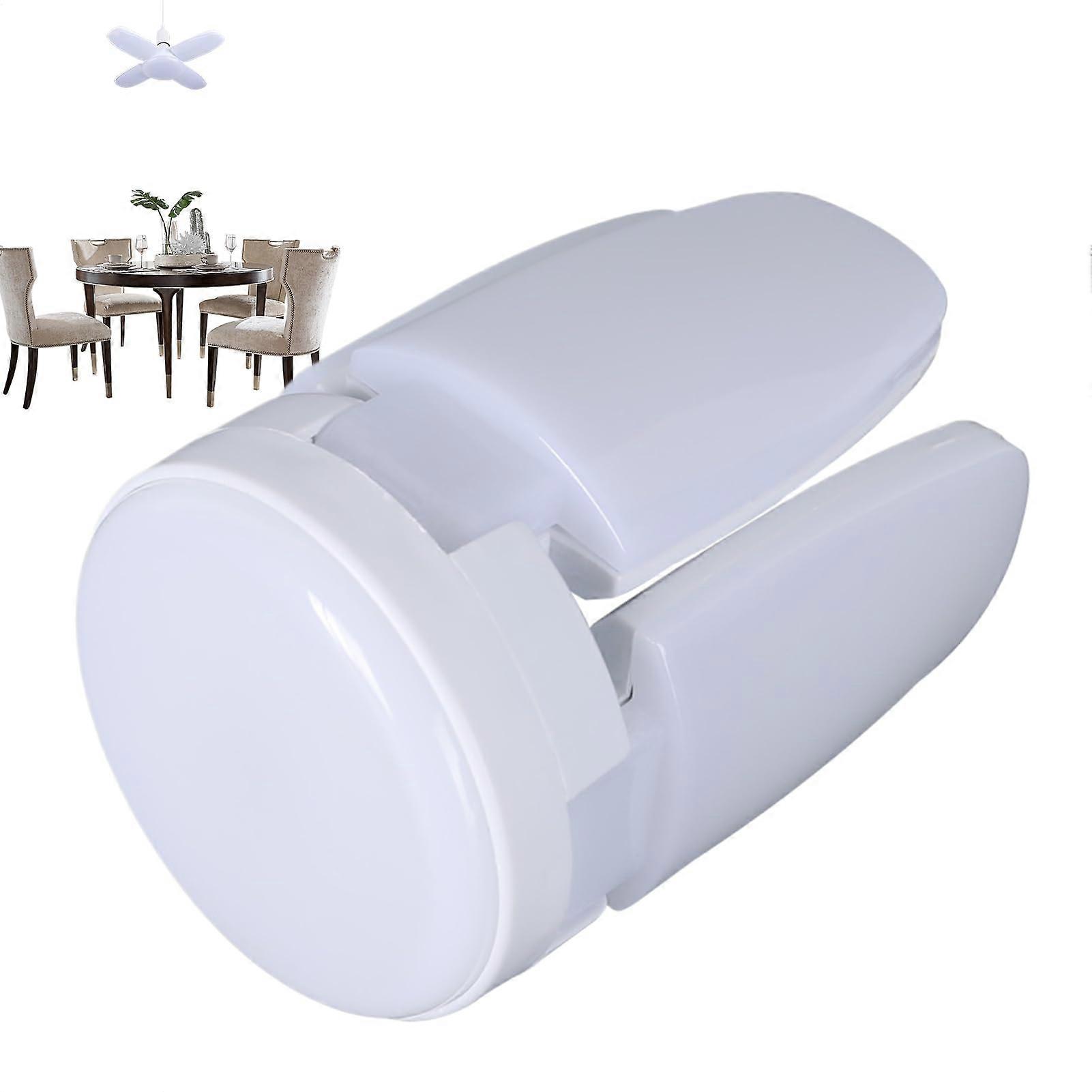 LED Garage Light - Adjustable Deformable Ceiling Lamp for Bright Indoor Lighting in Garage, Basement, and Workshop Spaces