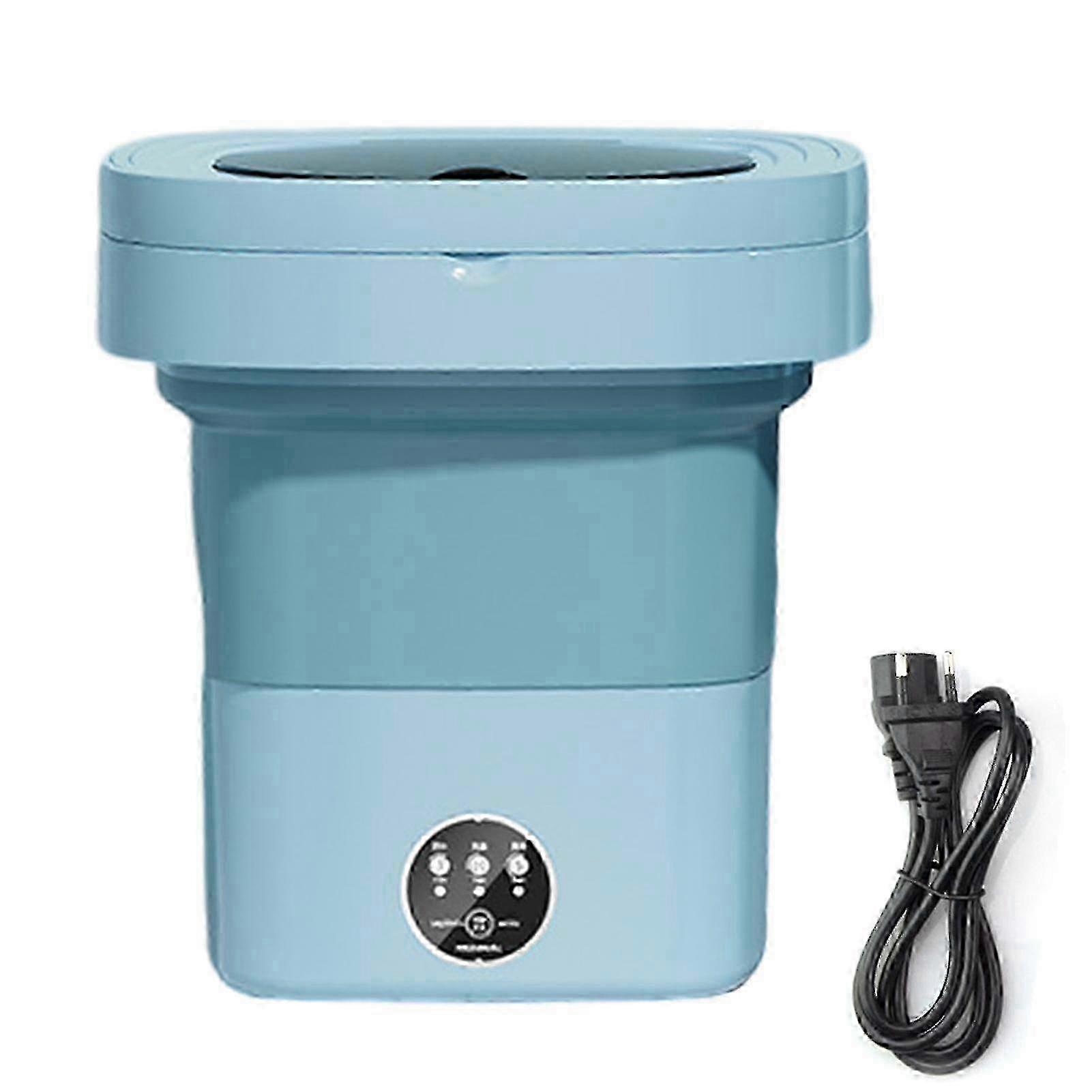 11L Foldable Washing Machine with Spin Dryer & Blue Light Sterilization