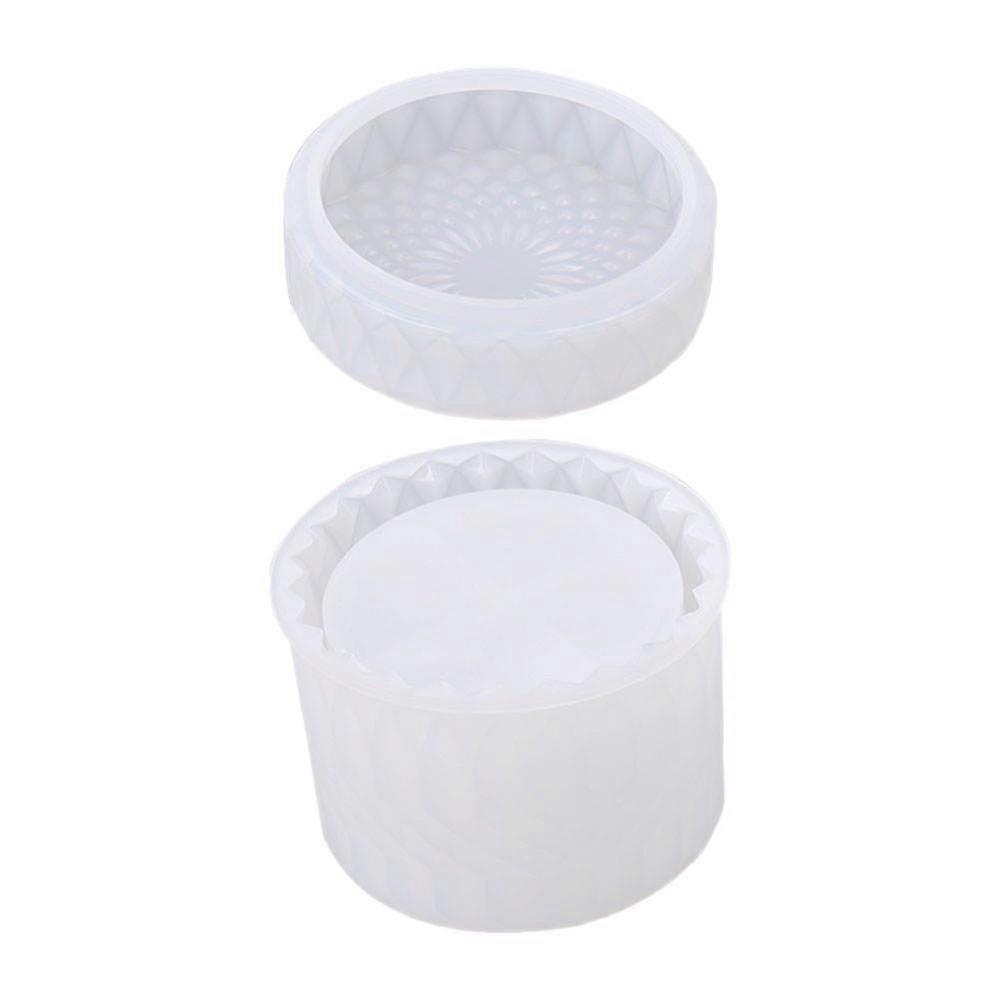 Compact Silicone Mold for DIY Storage Jars – Durable, Easy to Container for Cosmetics and Trinket Storage