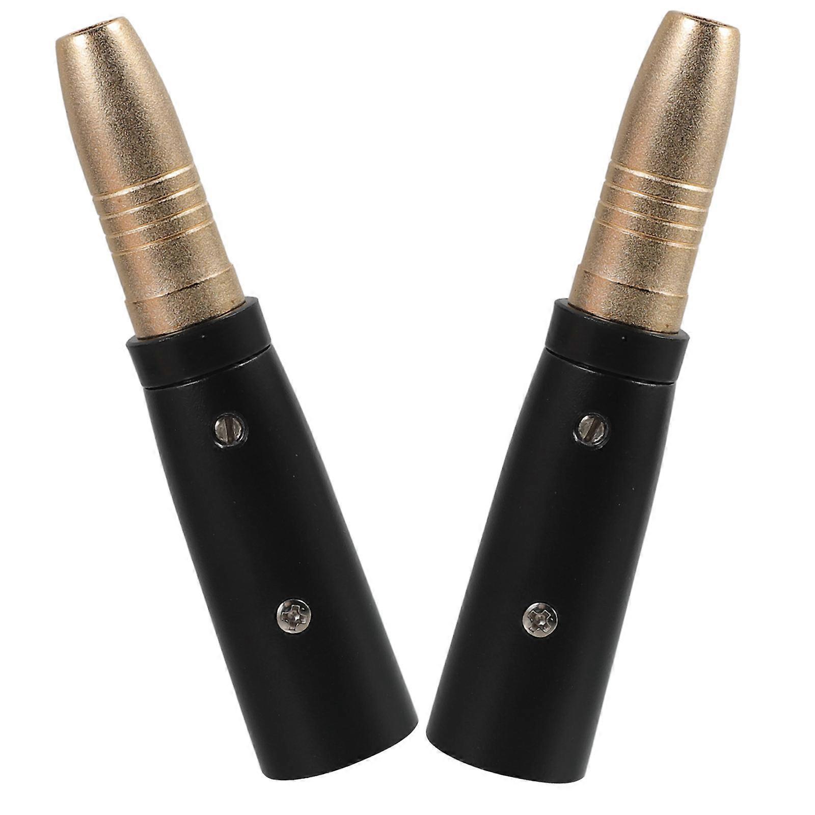 2pcs XLR Adapter TRS to XLR Audio Connector for Microphones, Mixers & Speakers – High Fidelity Sound Quality
