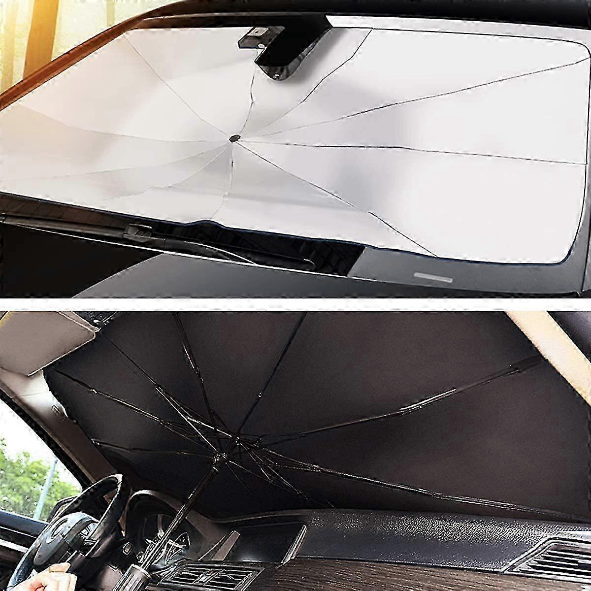 Car Windshield Sun Shade Protector Foldable Reflector Umbrella