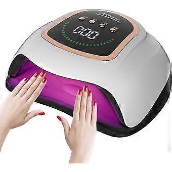 Lampada per unghie a 72 LED con sensore automatico per l'asciugatura professionale di nail art e smalto gel