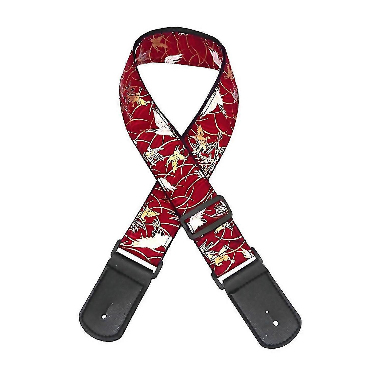 For Universal Guitar Straps Electric Guitar Straps Red