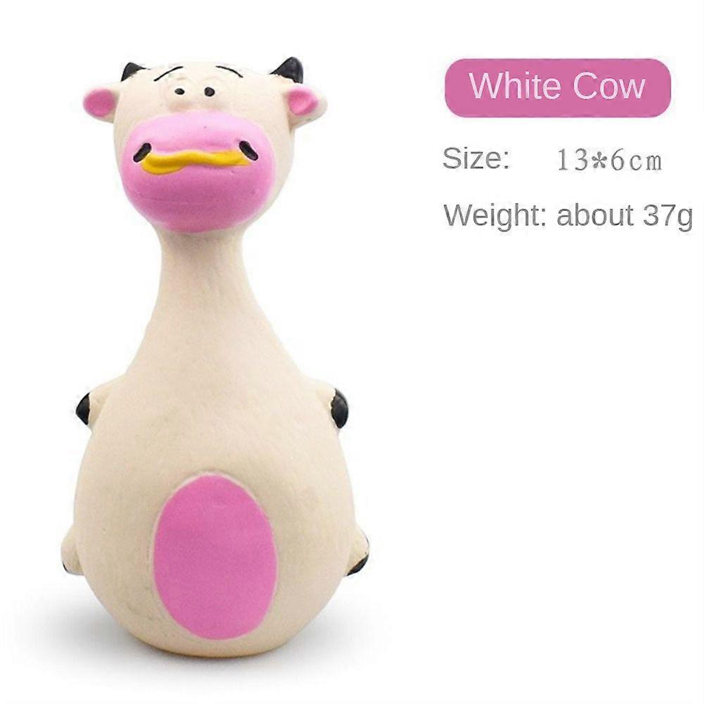 Scârțâit jucării de cauciuc câine rezistent la mușcătură latex de mestecat jucărie animal shape interactiv chew desene animate jucării