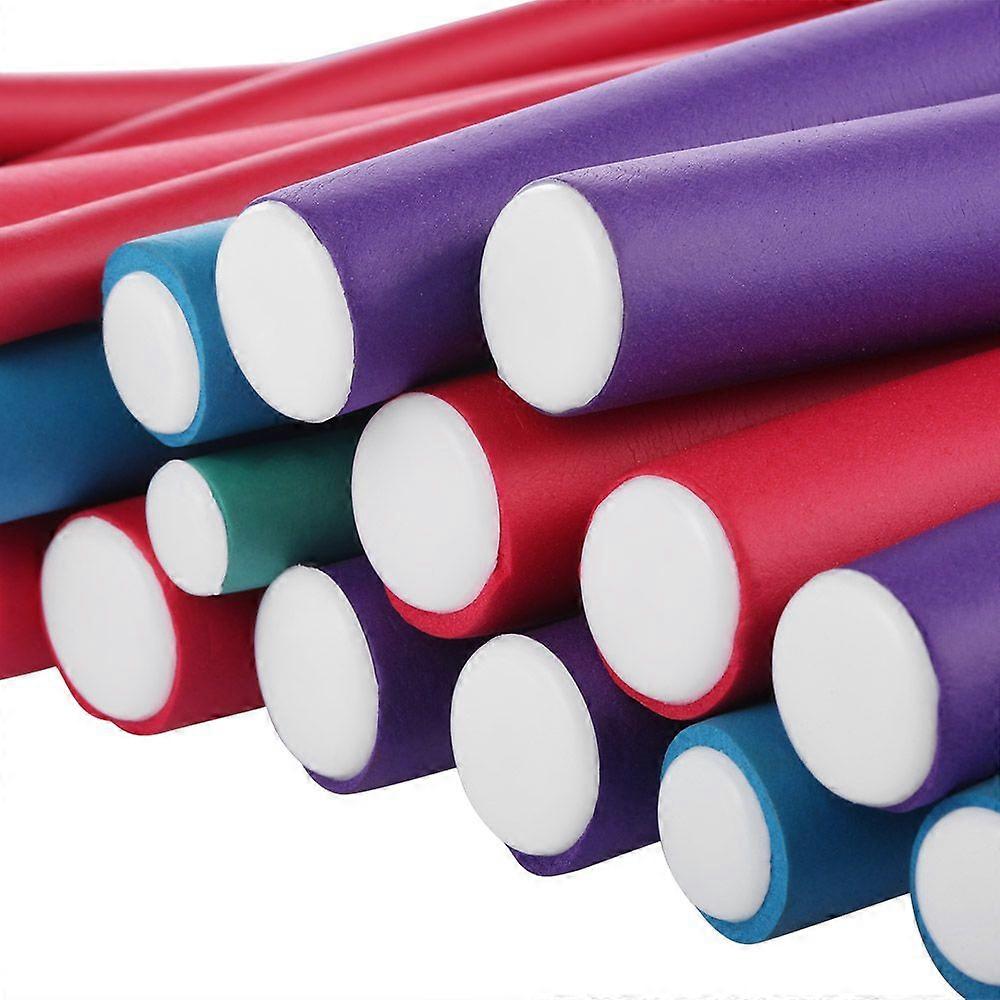 36pcs Curler Makers Spongia Foam Twist Curls DIY Styling Hair Rollers Flexible Curling Rods Hairdressing Tool