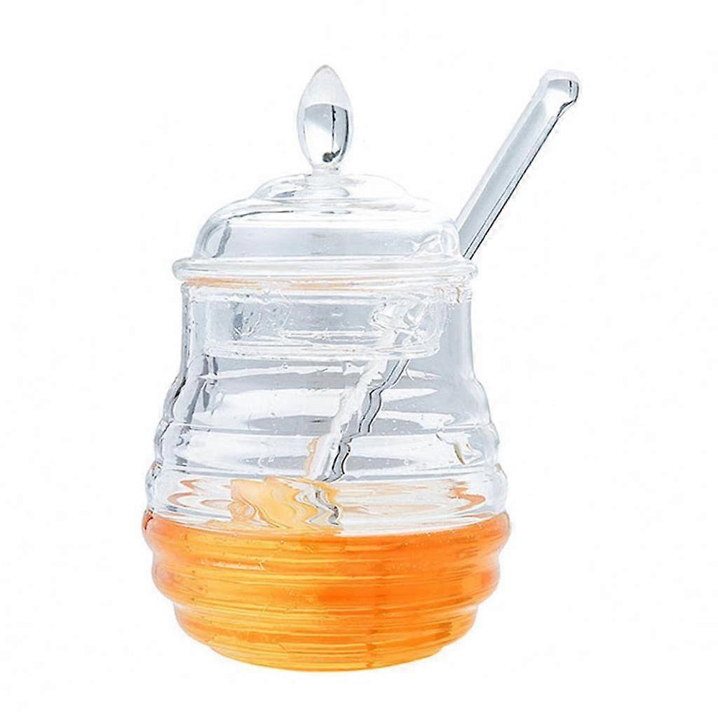 Clear Glass Pot With Dipper And Lid For Home Cooking, SeeThrough Design, Various Sizes