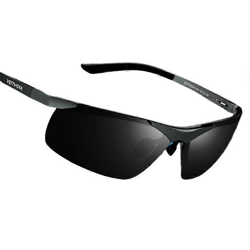 Men's semi-rimmed polarized sunglasses, effectively protect from the sun, suitable for multiple scenarios
