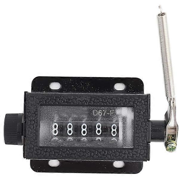 1 pc 5-Digit Pull Counter Mechanical Resettable Manual Tally Counter with Accuracy (0 to 99999)