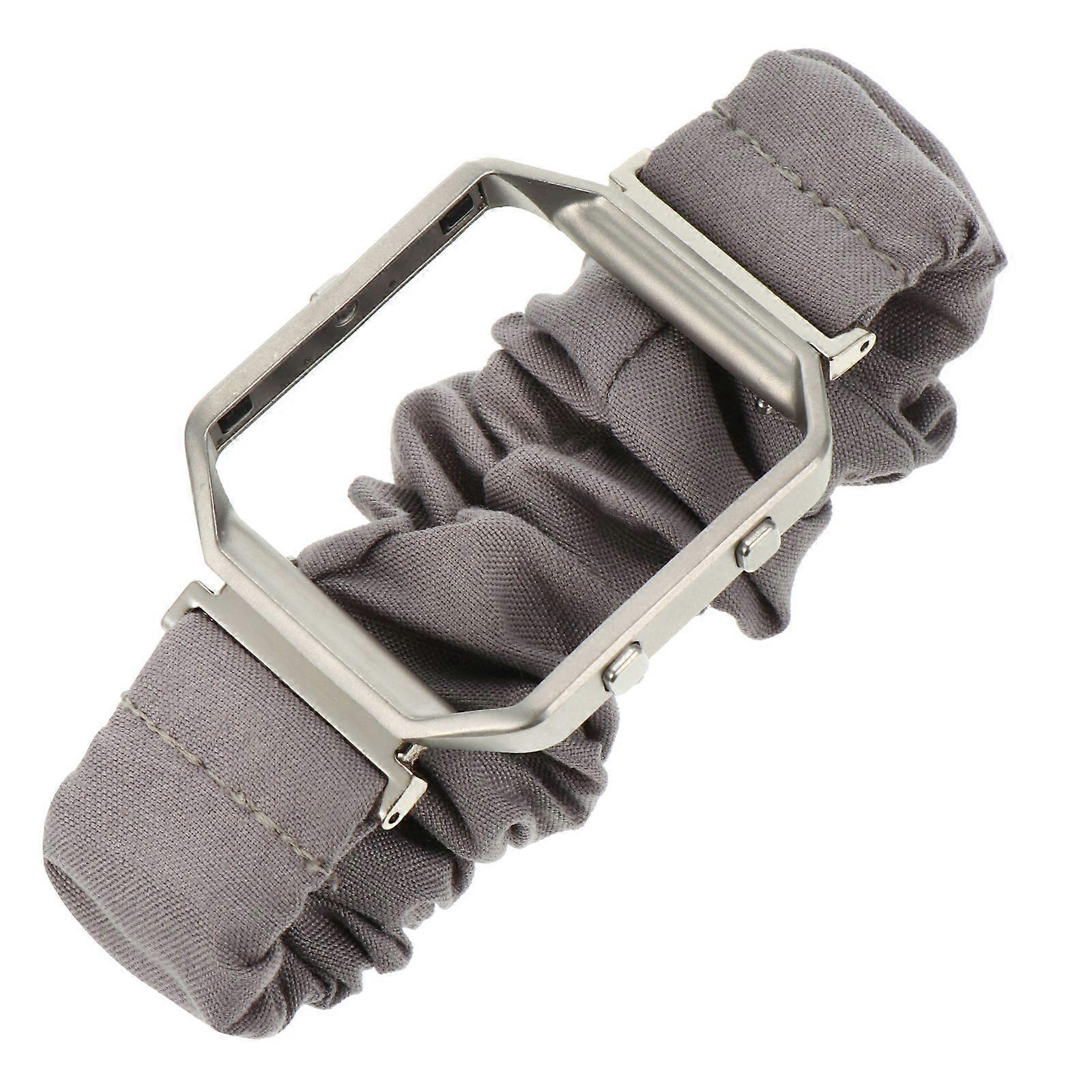 Cloth Watch Replacement Band Bracelet with Frame Compatible for fitbit blaze