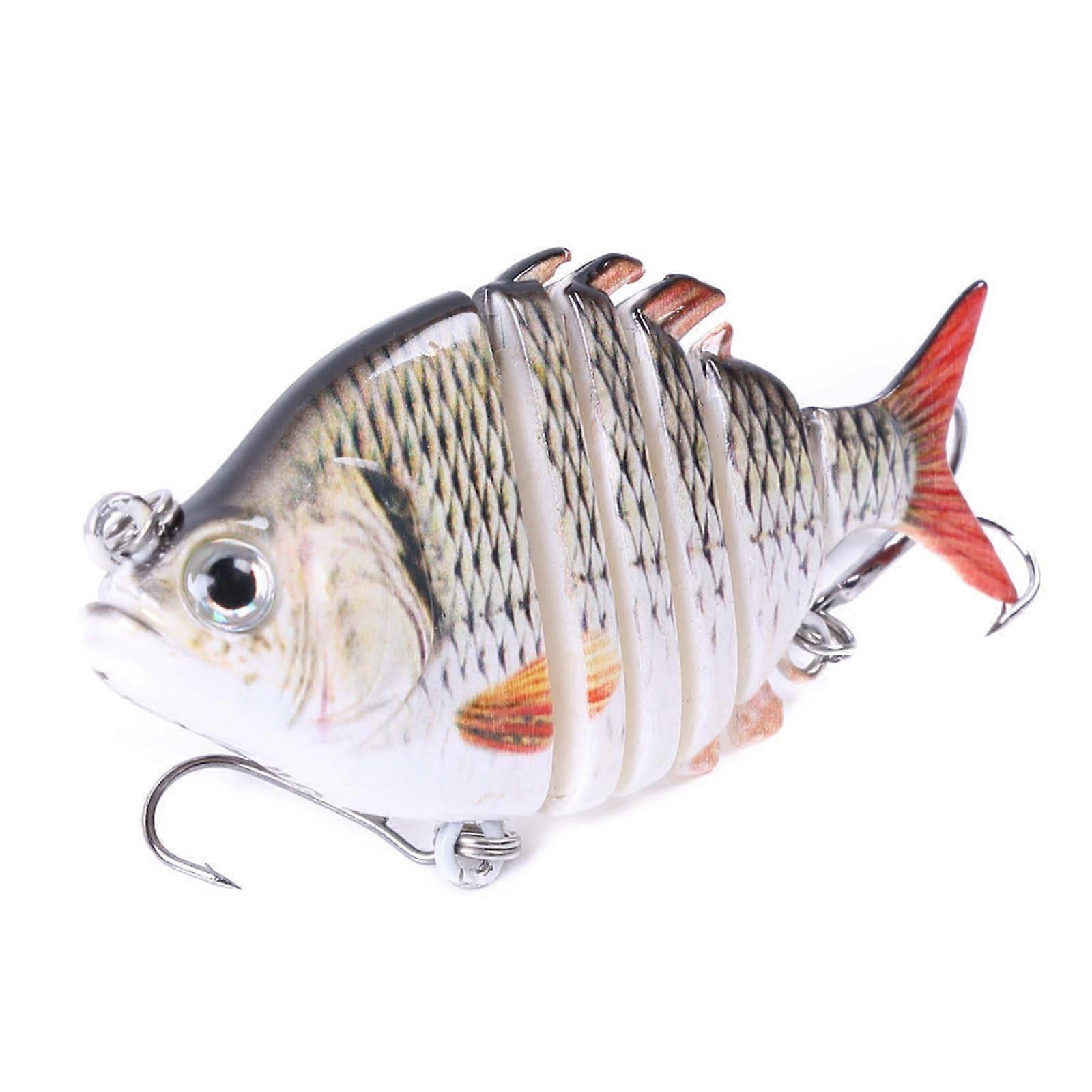 Strengths Slow Sinking Baits With Flexible Tail And Double Hook Durable Fishing Accessory