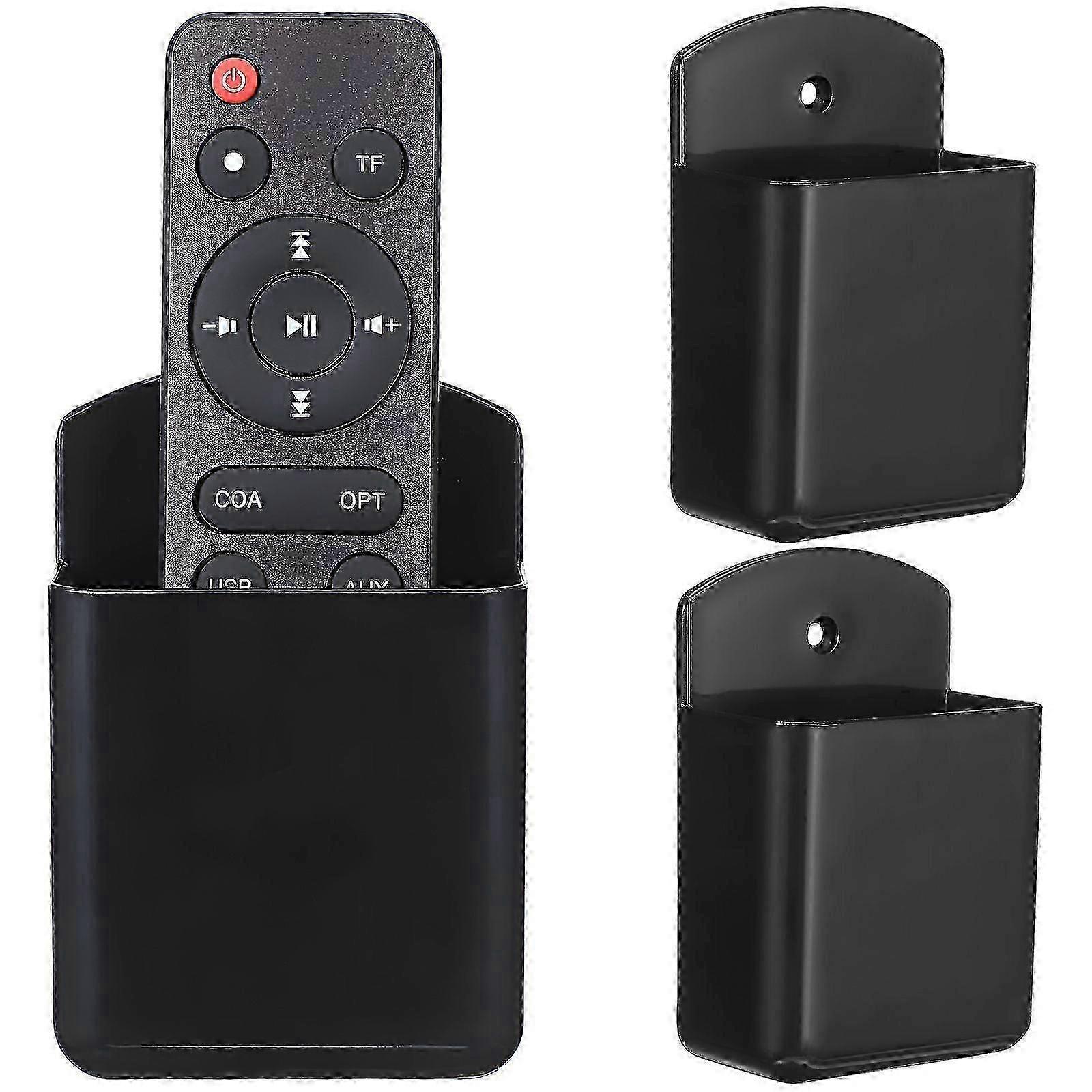 3 Pack Wall Mount Remote Control Holder - TV Remote Organizer για Υπνοδωμάτιο, RV, Σαλόνι - Κρεμαστό Storage Caddy