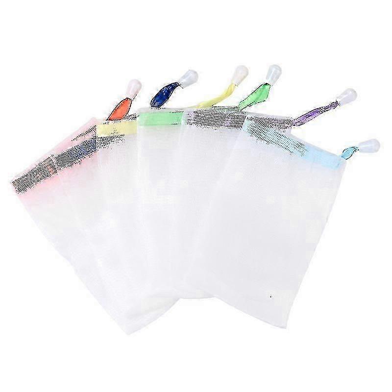 2025 Mesh Soap Bag, Exfoliating Mesh Soap Saver Pouch With Drawstring, Soap Bubble Mesh Bags, Soap Sack Bags For Bath And Shower(20pcs, Random Colours