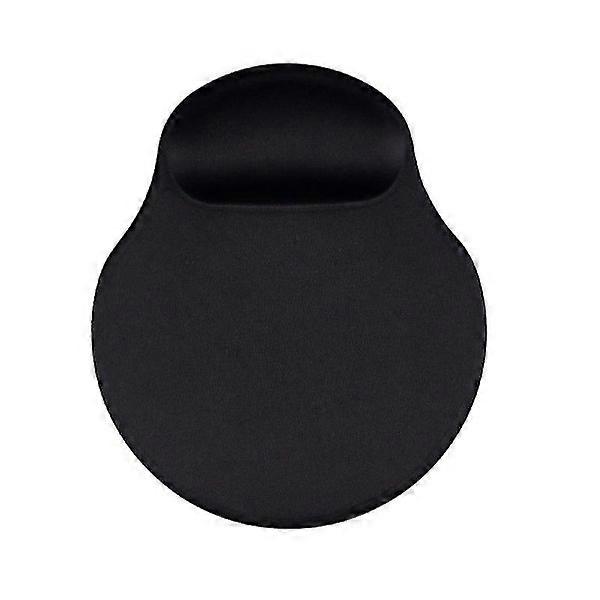 Ergonomic Mouse Pad with Non-Slip Rubber Base Black, comfortable mousepad for office.