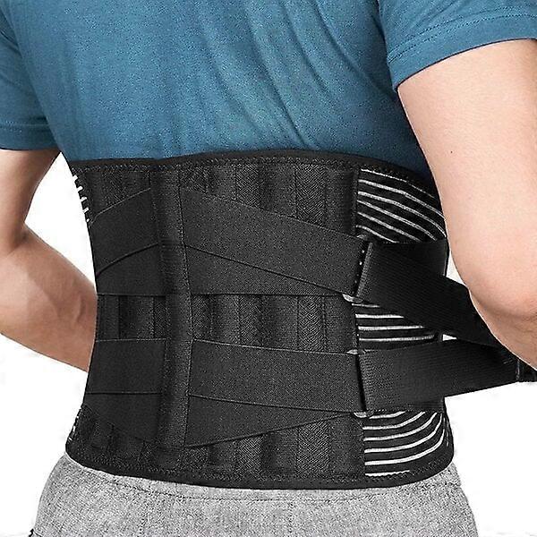 Back brace with double spring design to relieve various lower back discomforts