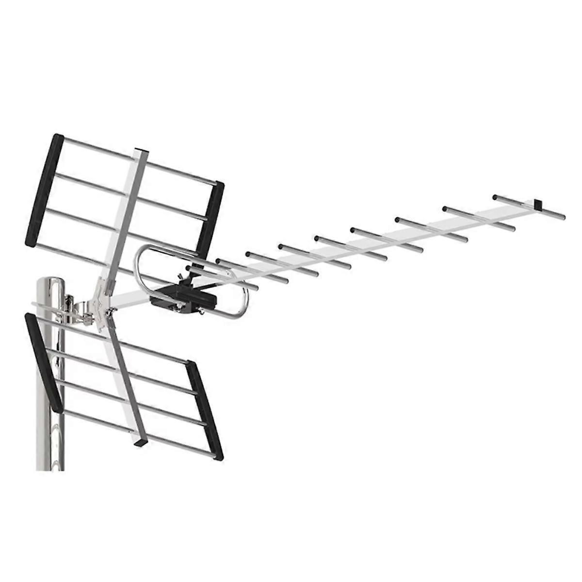 Outdoor Digital High-Definition TV Antenna HD with Up to 200 Mile Range Attic or Roof TV Antenna Free 4K TV Channels